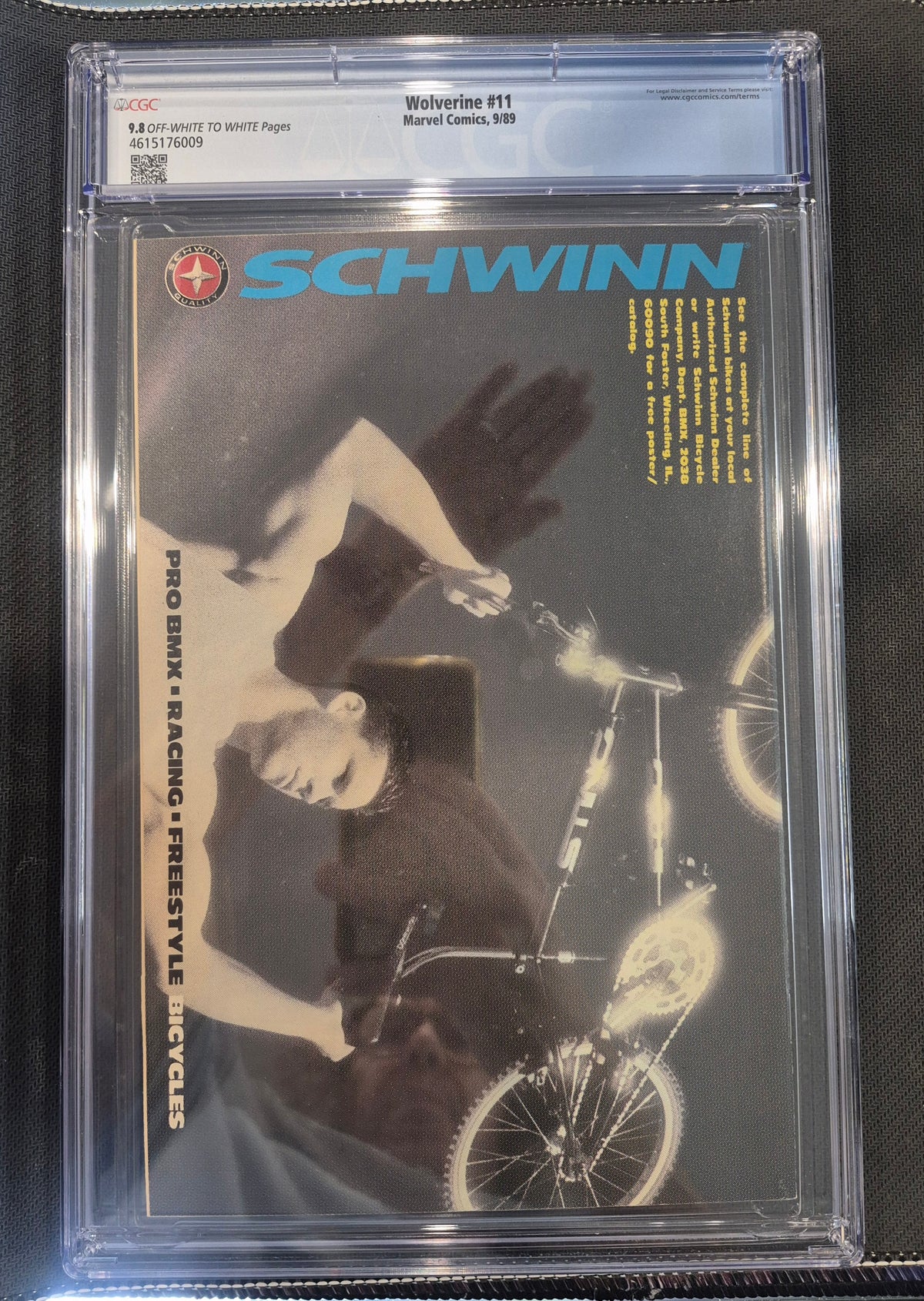 Wolverine #11 Marvel Comics 9/89 CGC 9.8 Jessica Drew Appearance