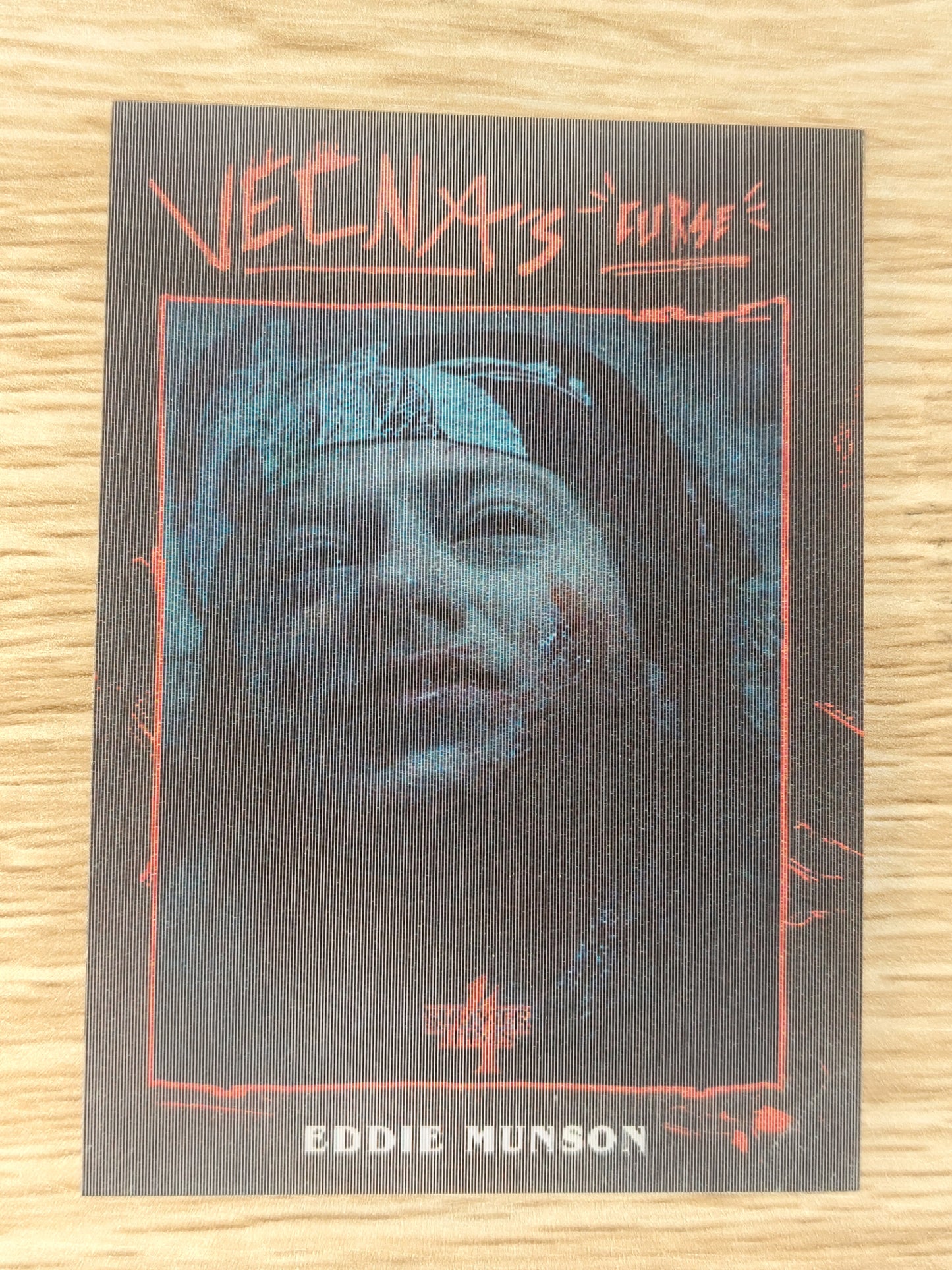 2023 Topps NETFLIX Zerocool Stranger Things Series 4 VC-6 Vecna's Curse Lenticular Eddie Munson