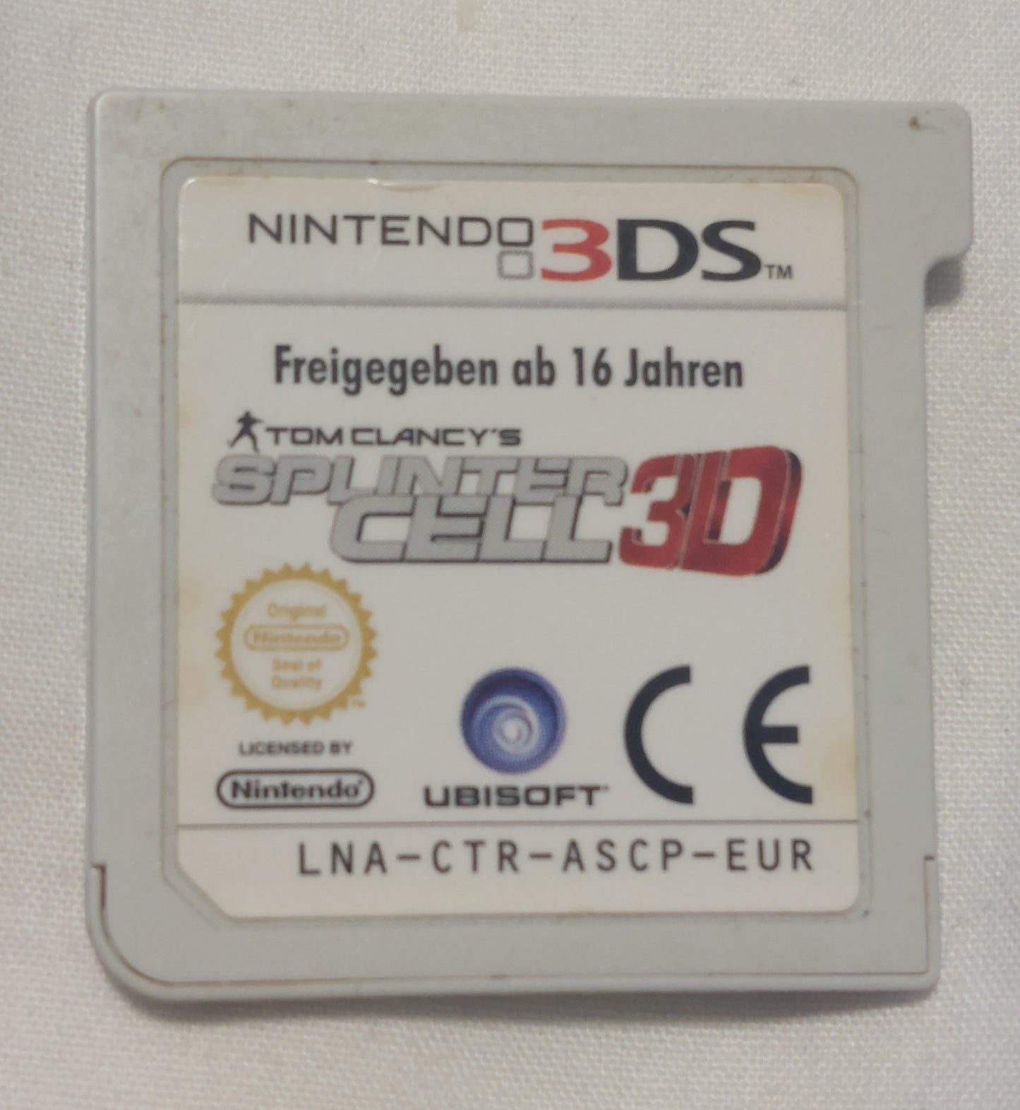Nintendo 3DS Tom Clancy's Splinter Cell 3D EUR Cart Tested