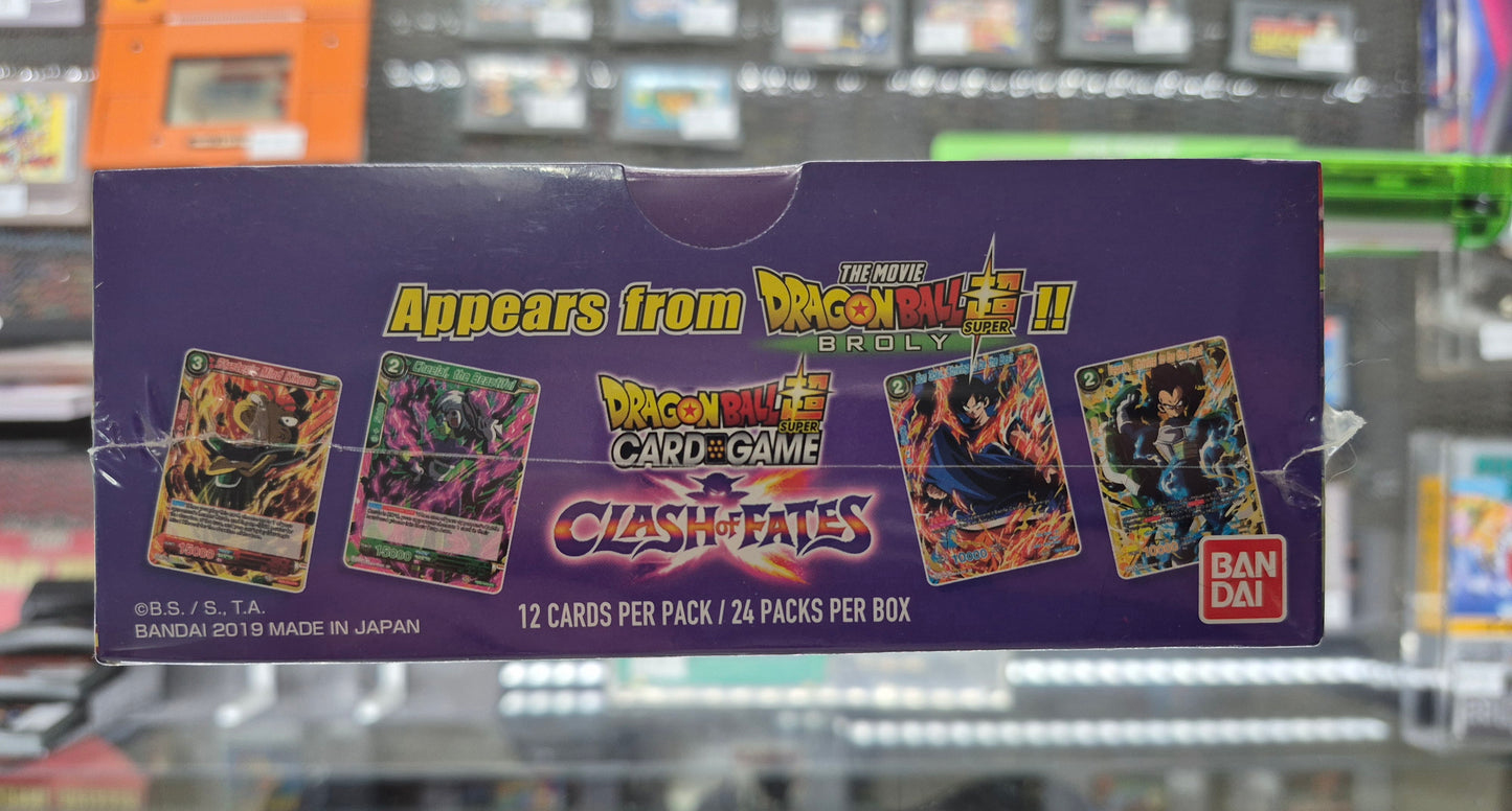2019 Bandai Dragonball Super Card Game Clash Of Fates TB03 English Sealed Booster Box