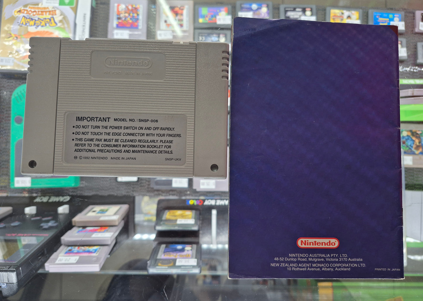 Nintendo SNES Donkey Kong Country 2 Diddy's Kong Quest Inc. Instructions & New Save Battery in Box & Protector