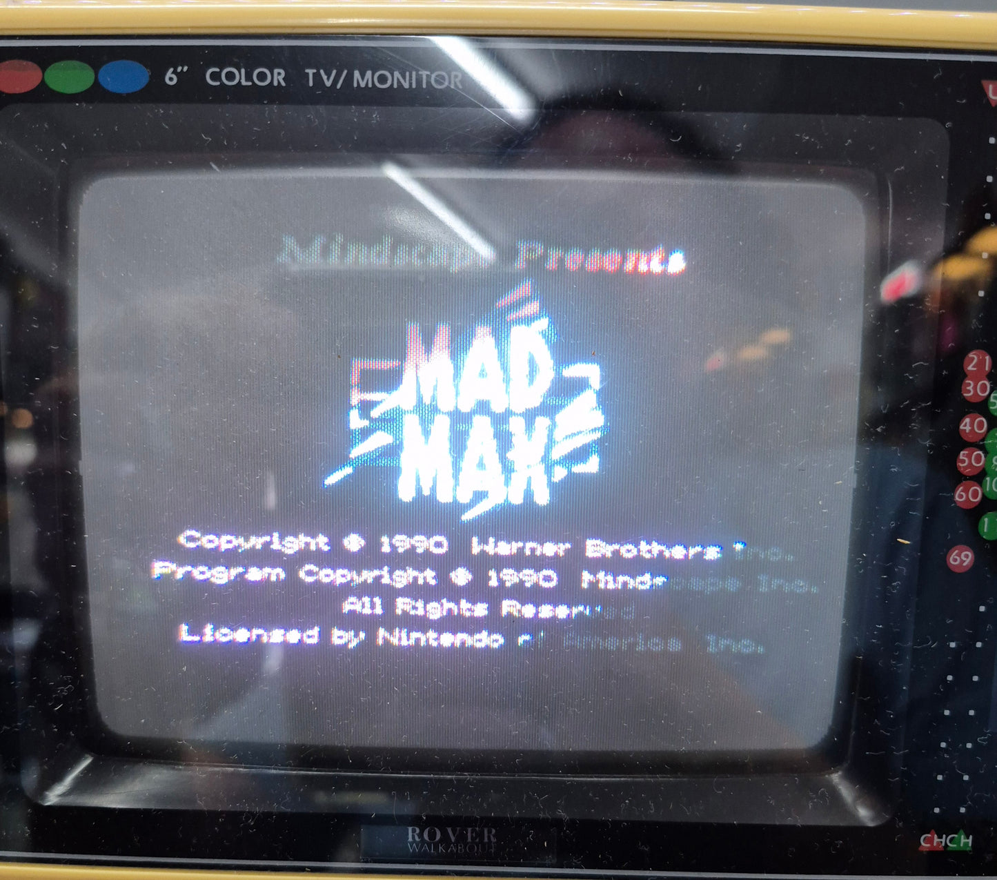 Nintendo NES MAD MAX Cart Only,Cleaned and Tested