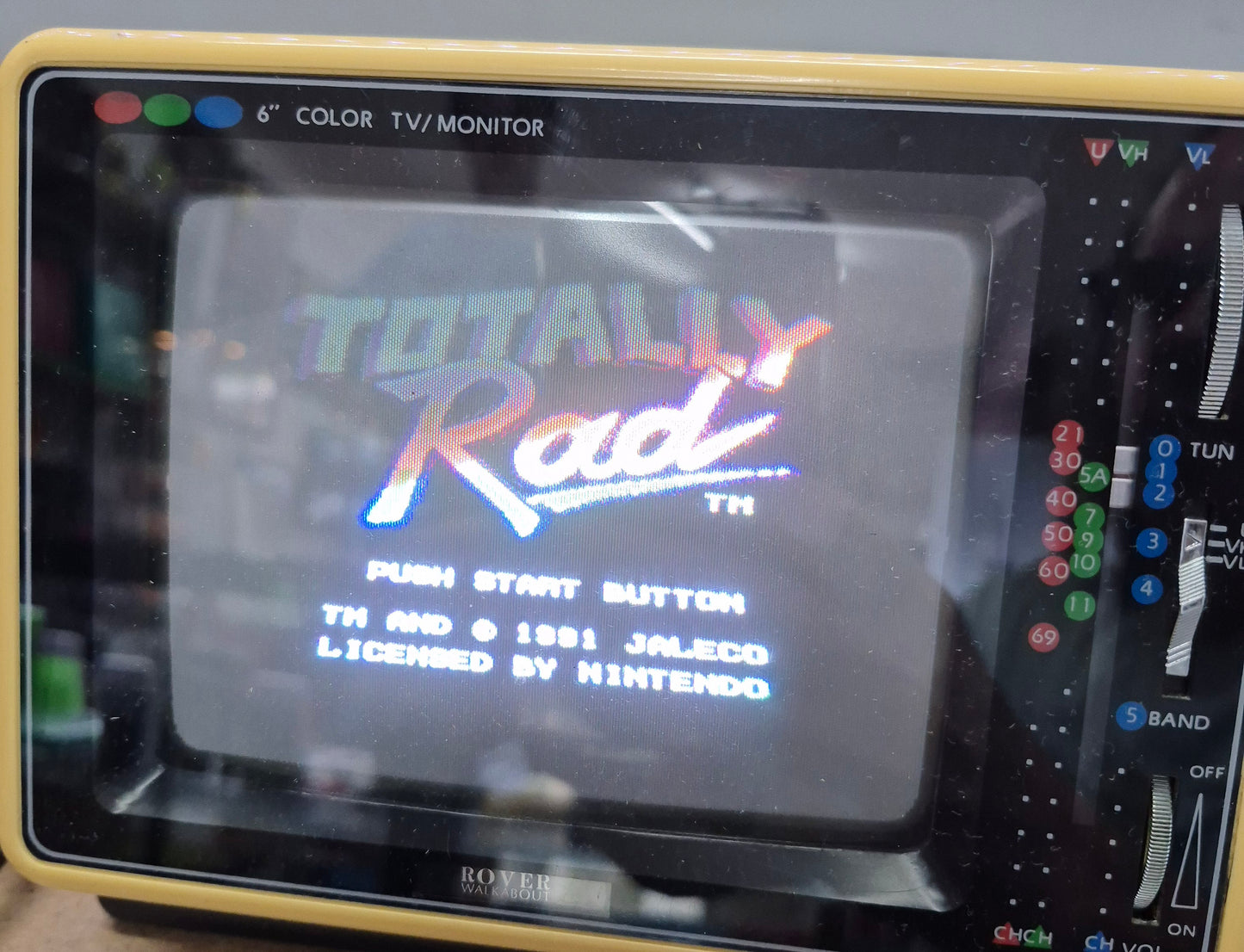 1991 Nintendo NES Totally Rad Cart (UKV-PAL) Tested and Cleaned