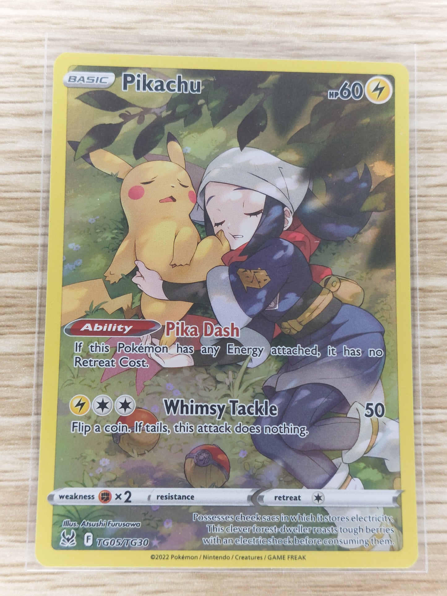 Pokemon 2022 Pikachu Trainer Gallery Lost Origin TG05/TG30
