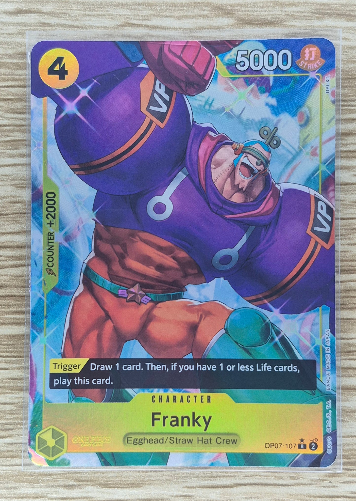 One-Piece OP-09-107 Franky Rare Alt Art