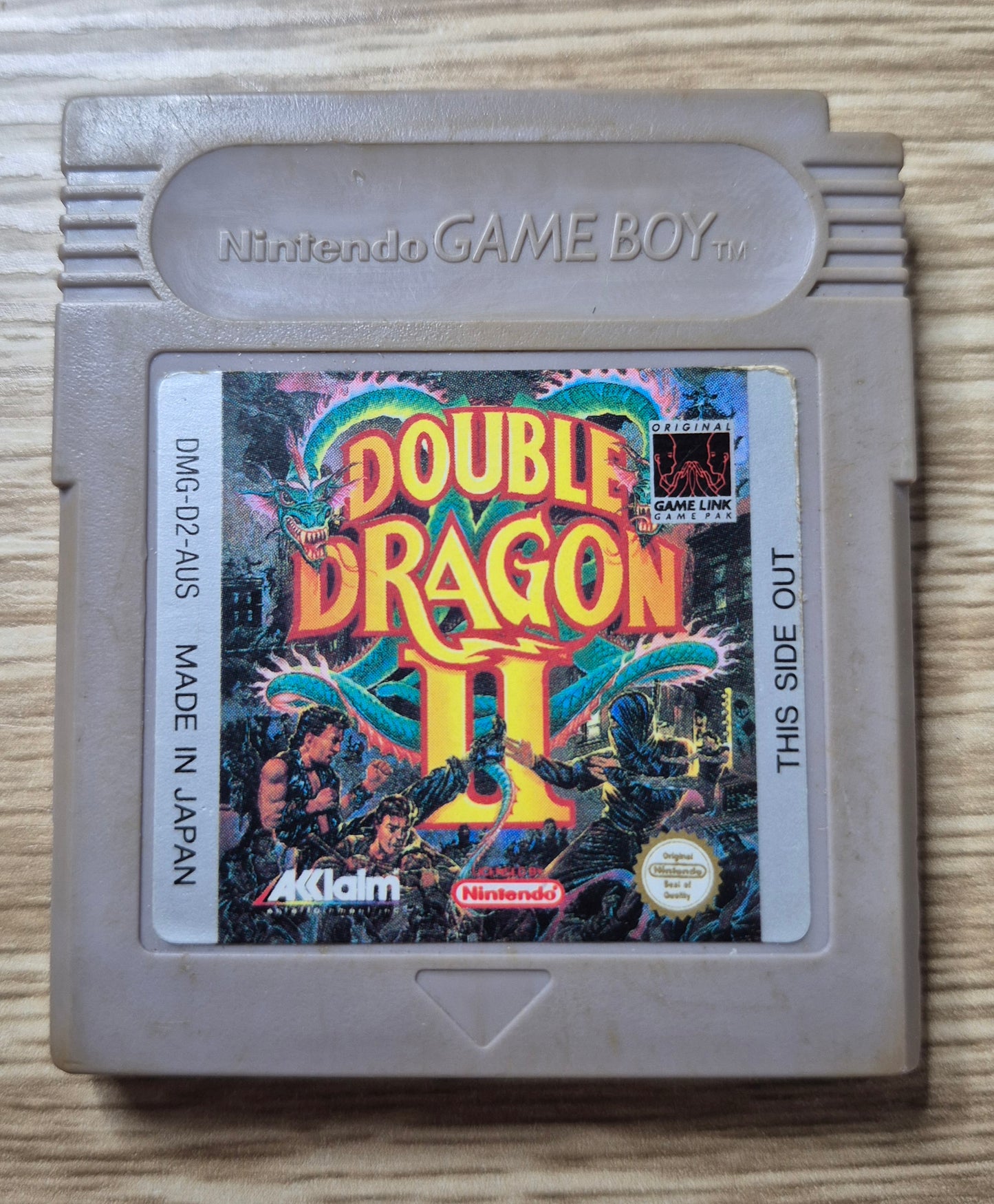 Nintendo Gameboy Double Dragon ll Cart Only Tested