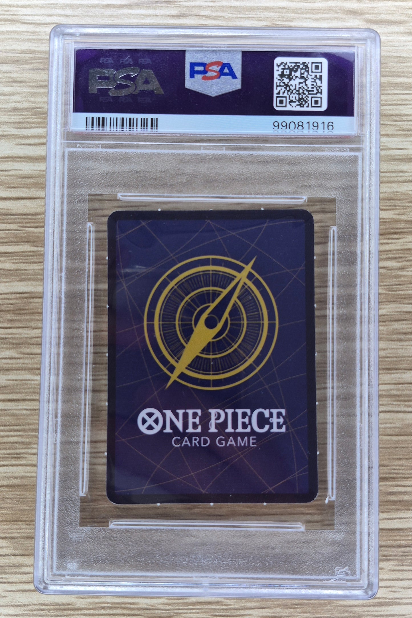 2023 One-Piece Japanese Mini Shanks Manga Perforated OP01-120 - Holo PSA 8