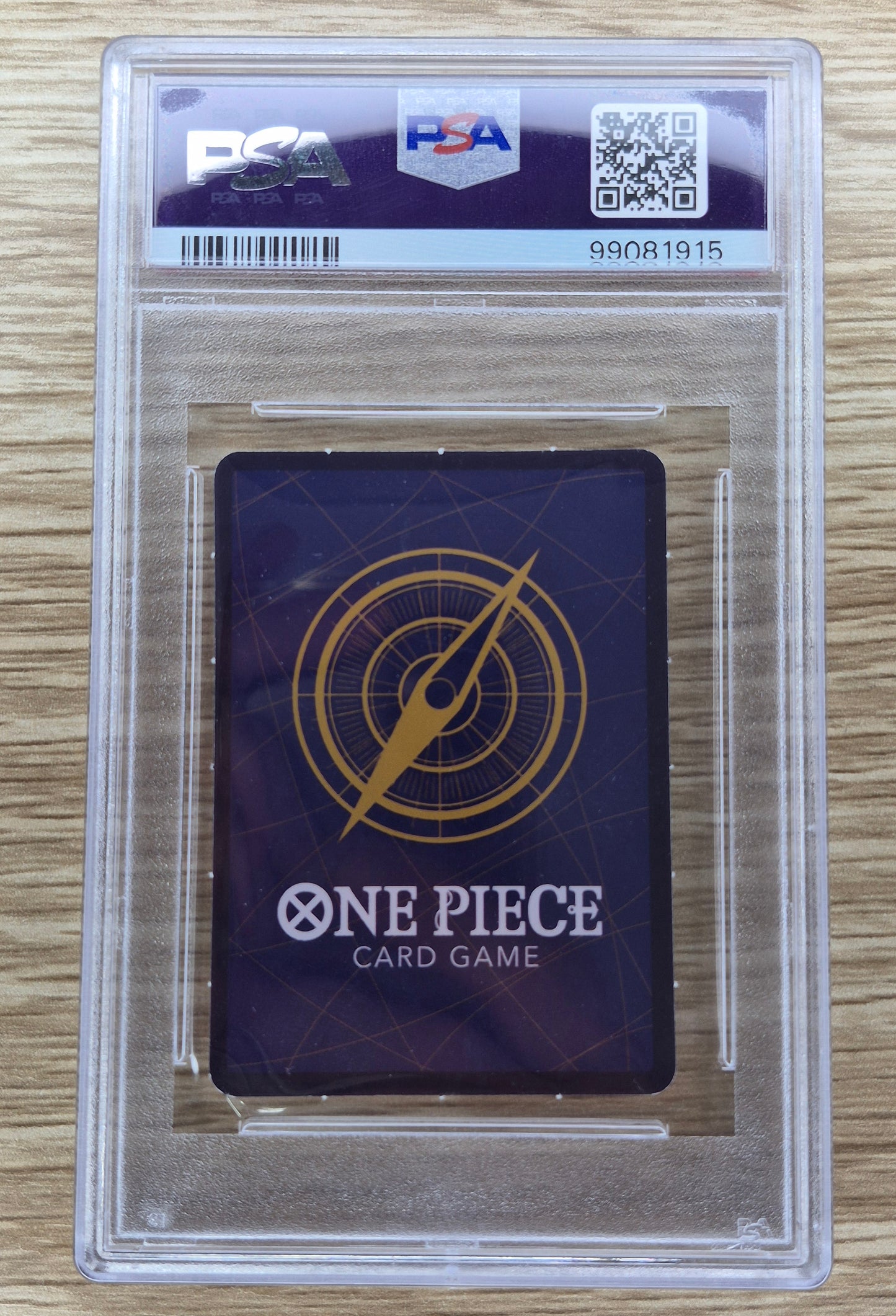 2023 One-Piece Japanese Mini Portgas D. Ace Perforated OP02-013 Non Holo PSA 8 (Pop 20)