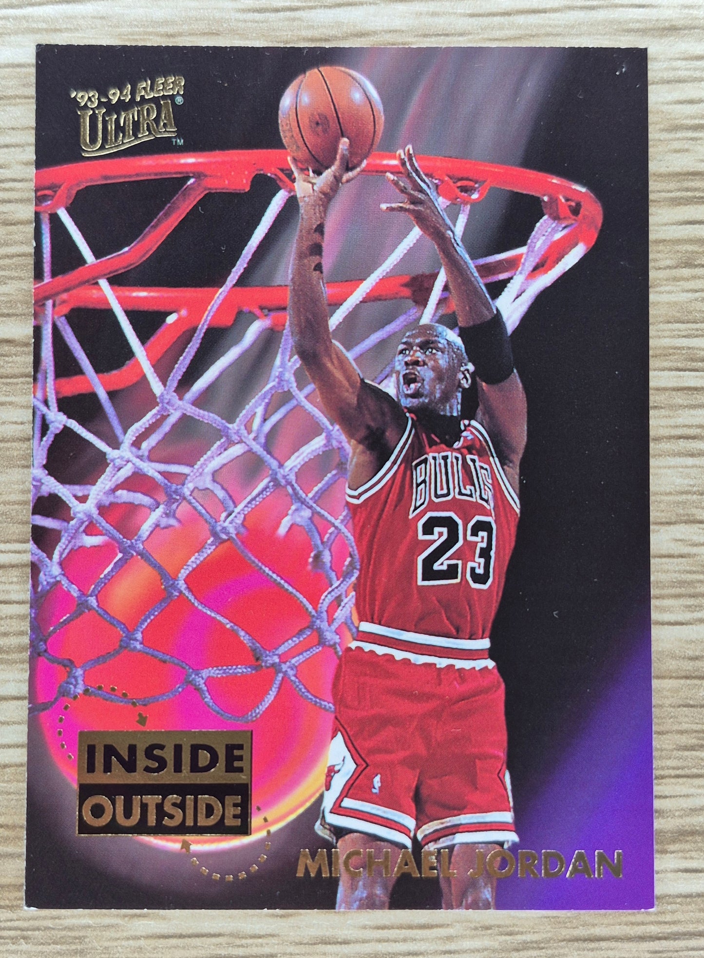 1993-94 Fleer Ultra Inside Out Michael Jordan 4 of 10 NR MT