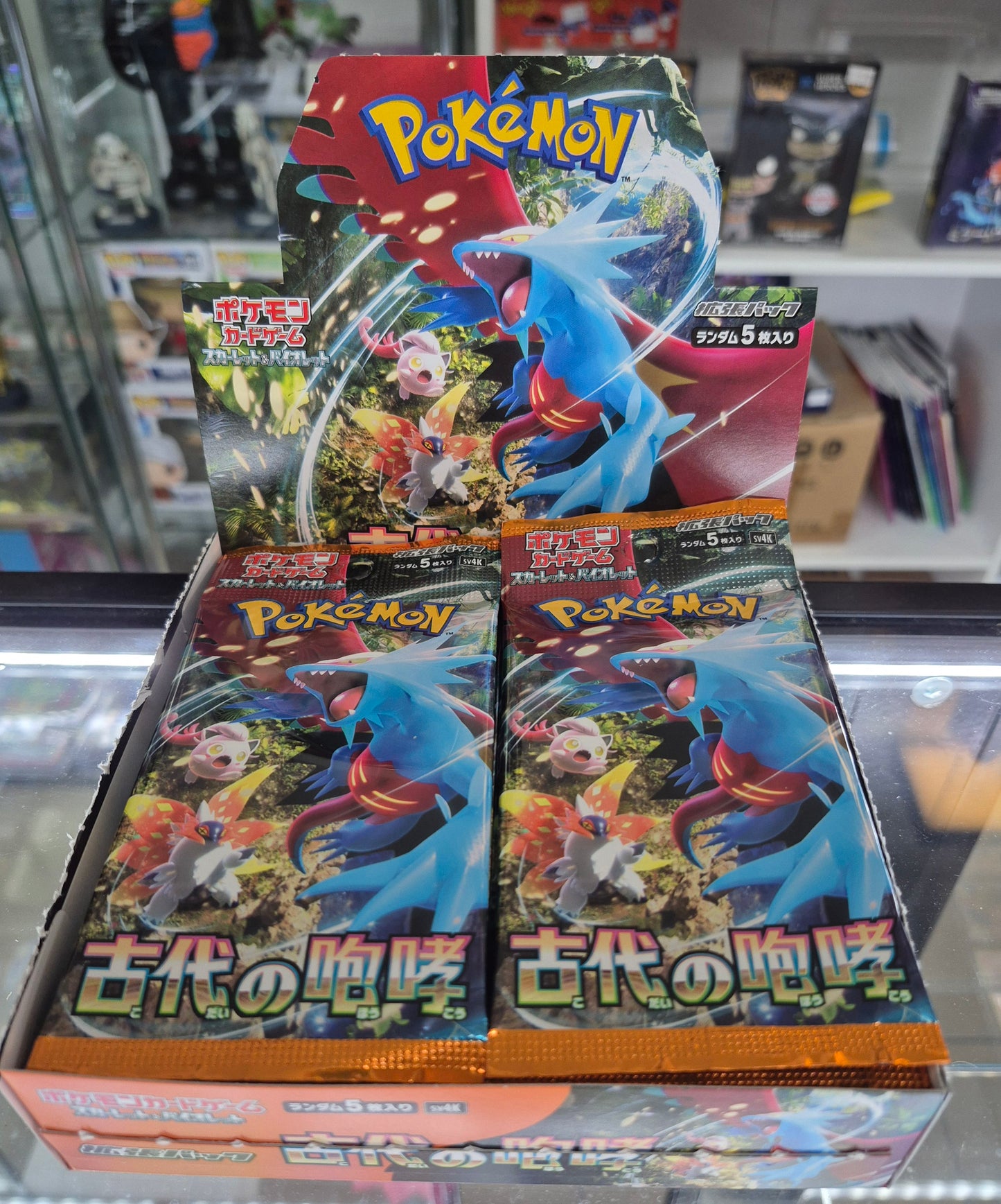 Japanese Pokemon Ancient Roar SV4K Single Pack(5 cards)