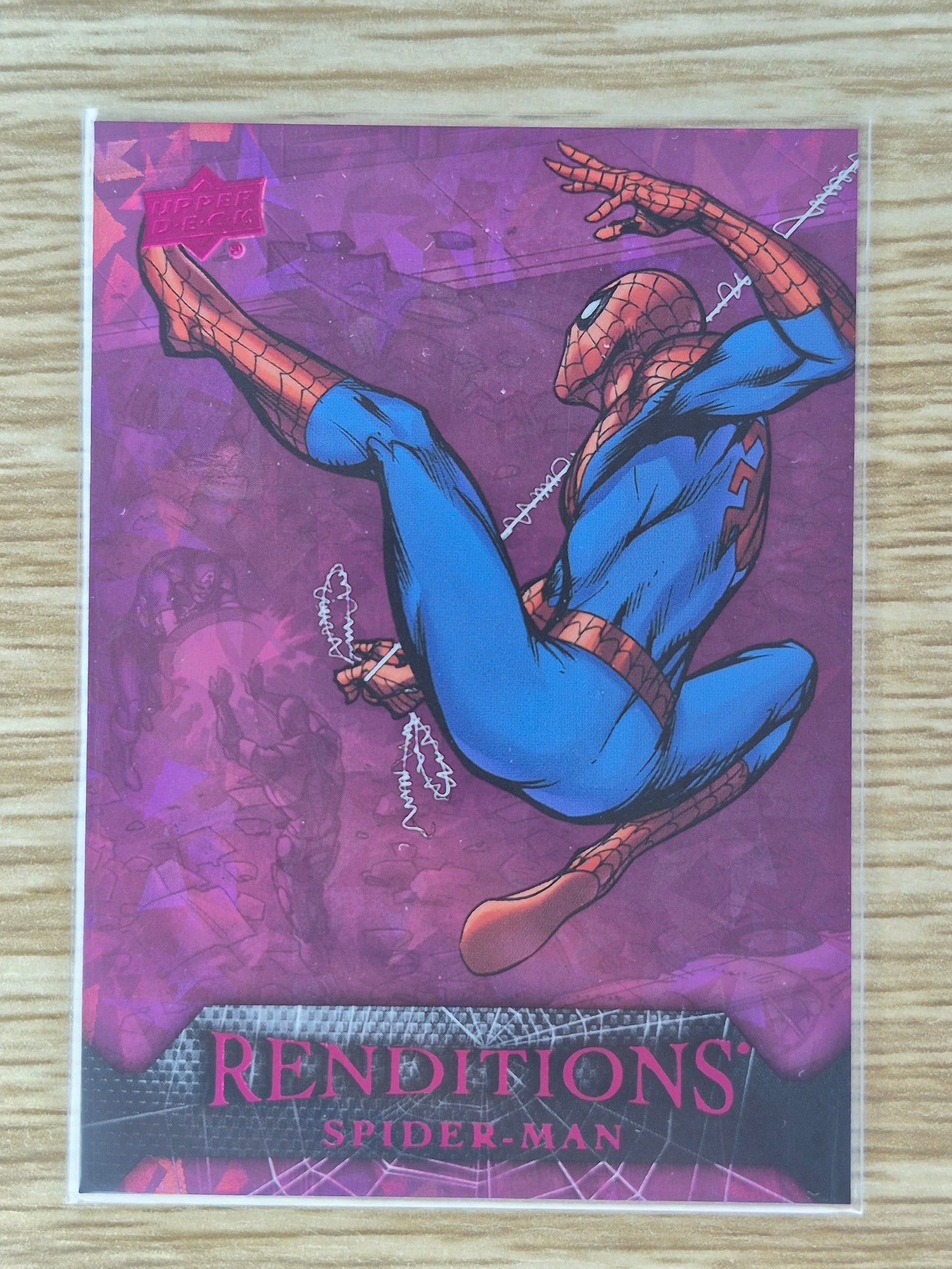 2024 Upper Deck Renditions Spider-Man Pink 129/199