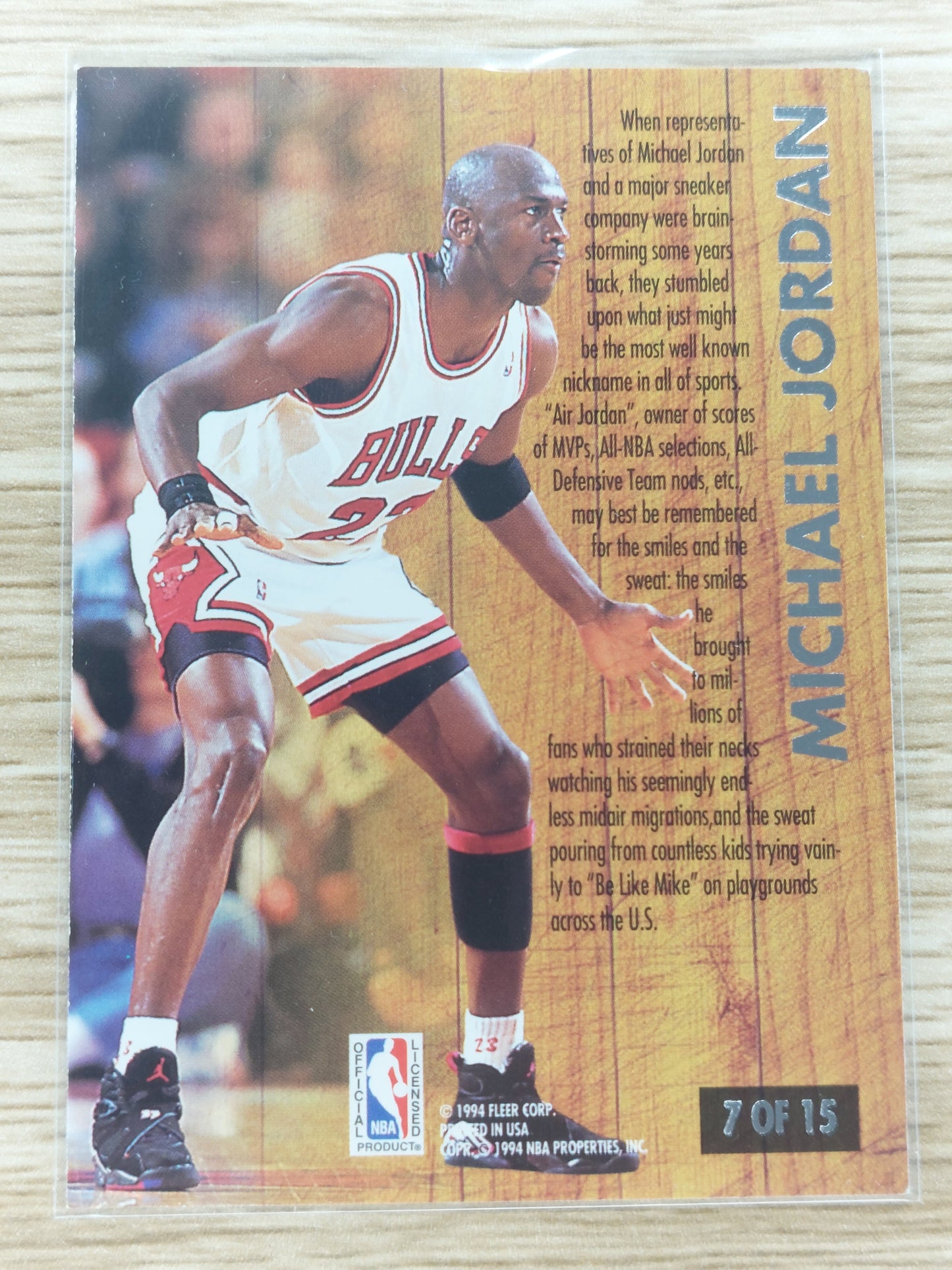1993-1994 Fleer Ultra Michael Jordan AIR 7 of 15