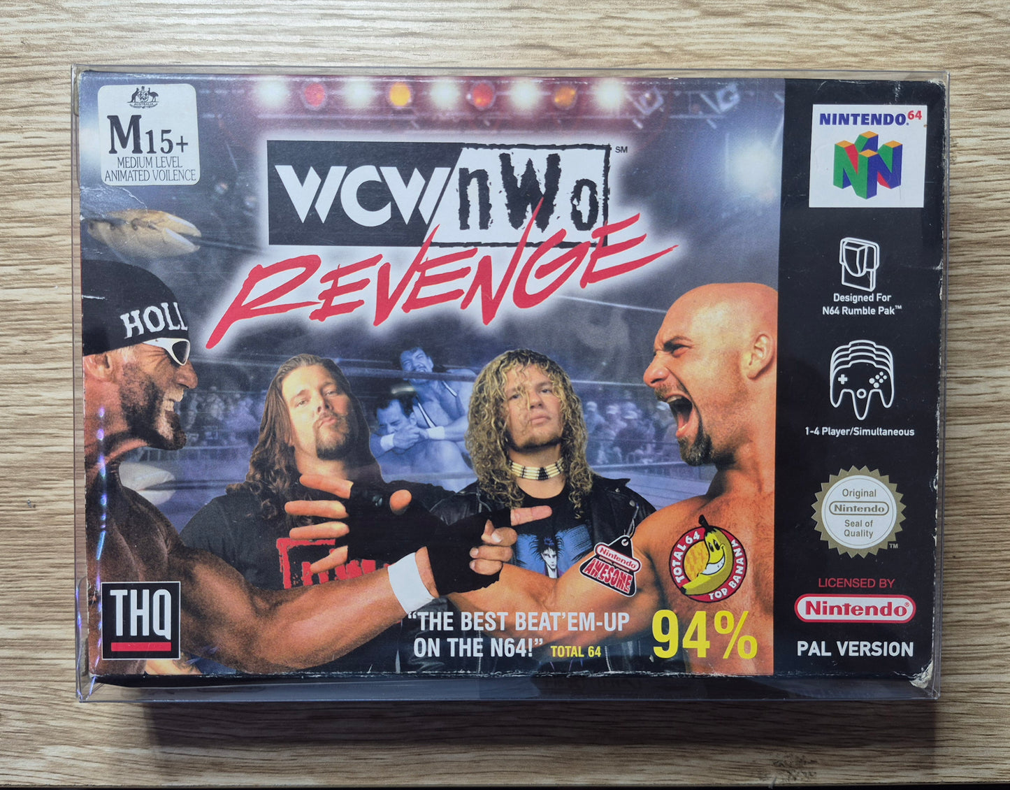 WCW NWO Revenge Nintendo N64 PAL Version Boxed With Insert & Manual