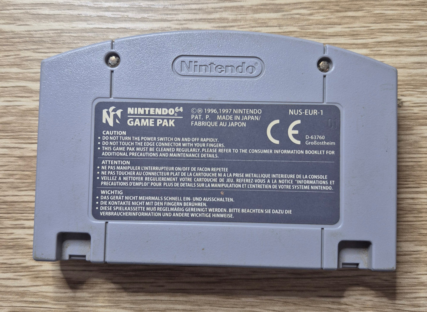 Nintendo N64 Rareware GOLDENEYE 007 AUS PAL CART TESTED AND CLEANED