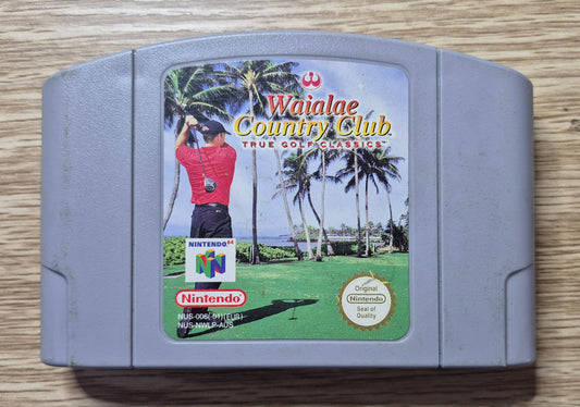 WAIALAE COUNTRY CLUB TRUE GOLF CLASSICS NINTENDO 64 CART PAL NEW Save Battery