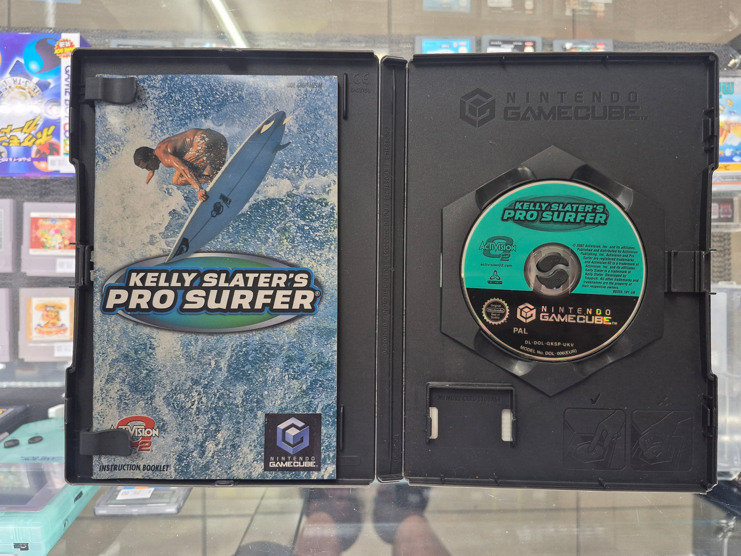 Kelly Slater's Pro Surfer + Manual - Nintendo Gamecube - Tested -