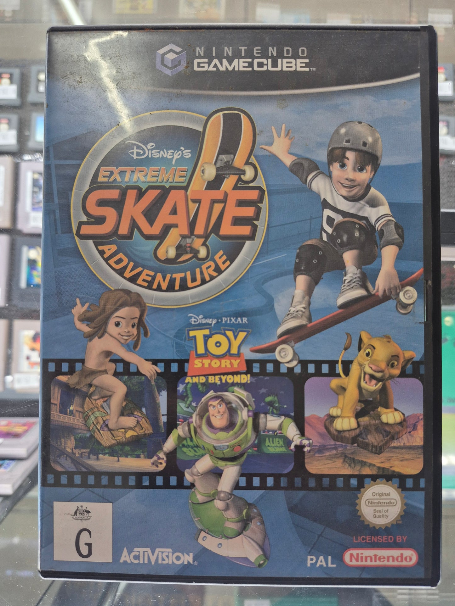 NINTENDO GAMECUBE DISNEY'S EXTREME SKATE ADVENTURE GAME TESTED WORKING MANUAL