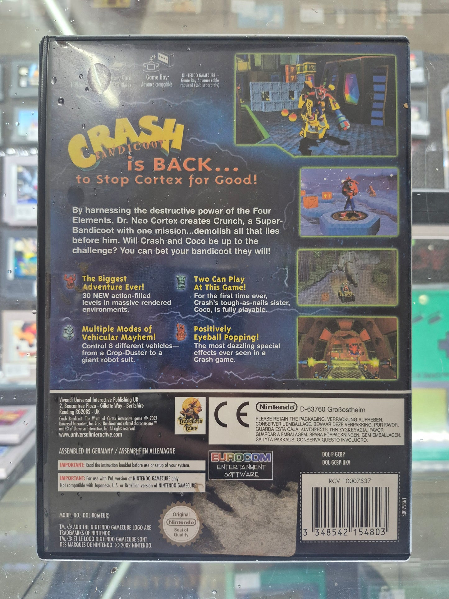 Crash Bandicoot The Wrath of Cortex GameCube PAL *Complete with manual