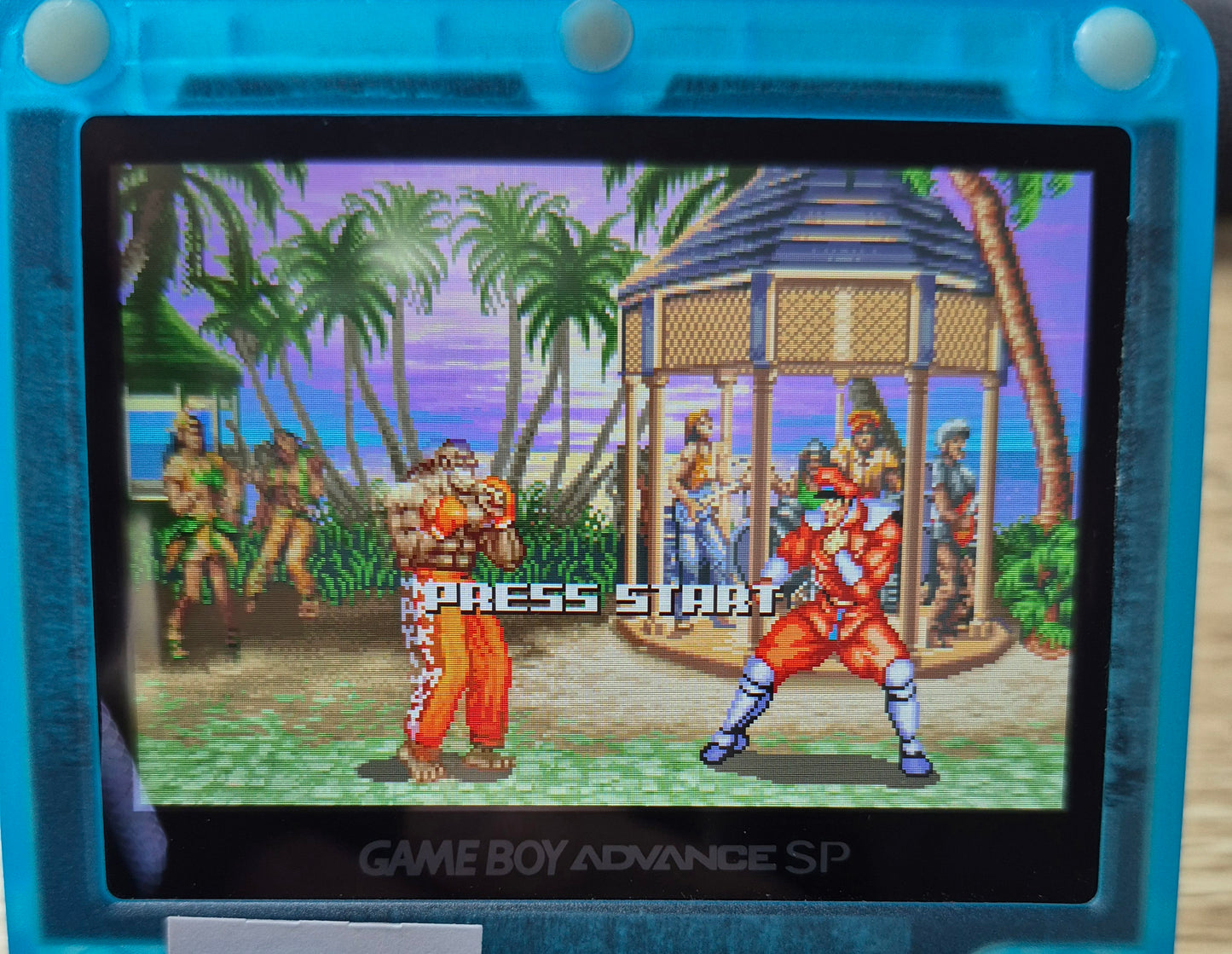 Nintendo Gameboy Advance SP Super Street Fighter 2 Revival