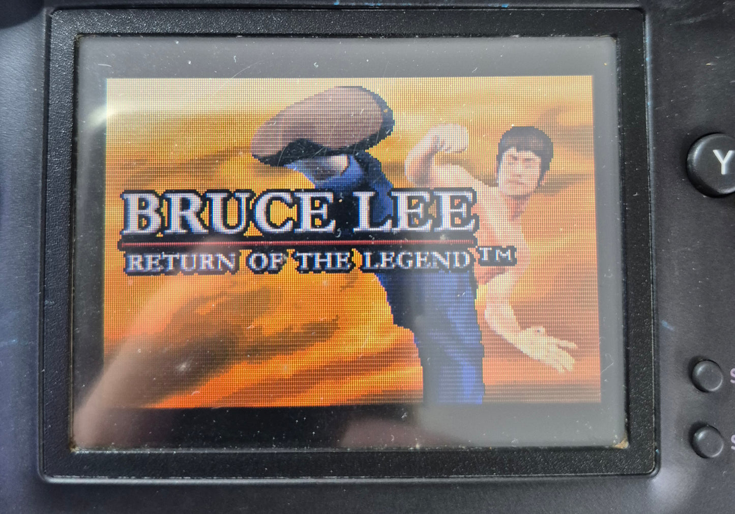Nintendo Gameboy Advance SP Bruce Lee Return of the Legend Cart Tested