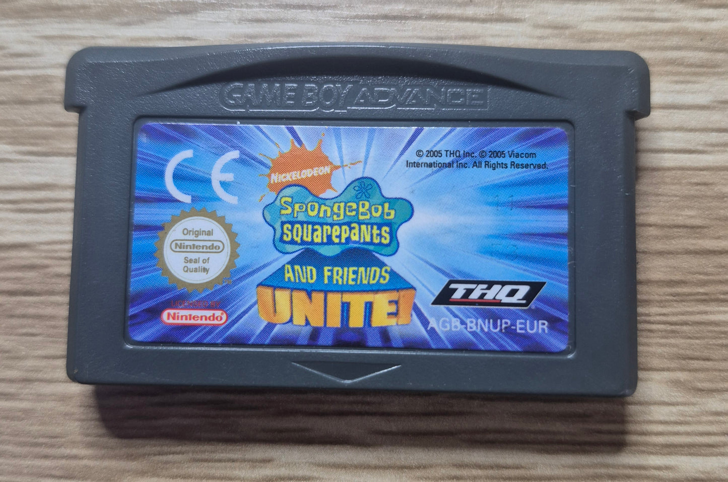 Nintendo Gameboy Advance Spongebob Squarepants and Friends Unite Cart Tested