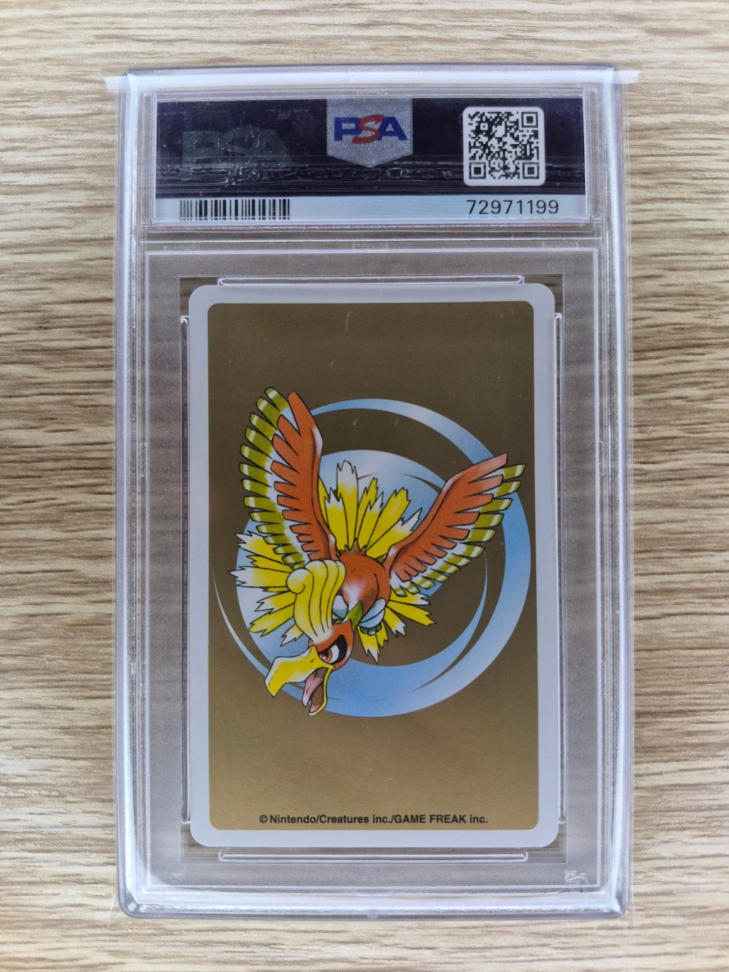 2000 Pokémon Gold Playing Card BEEDRILL 8 of Clubs PSA 10