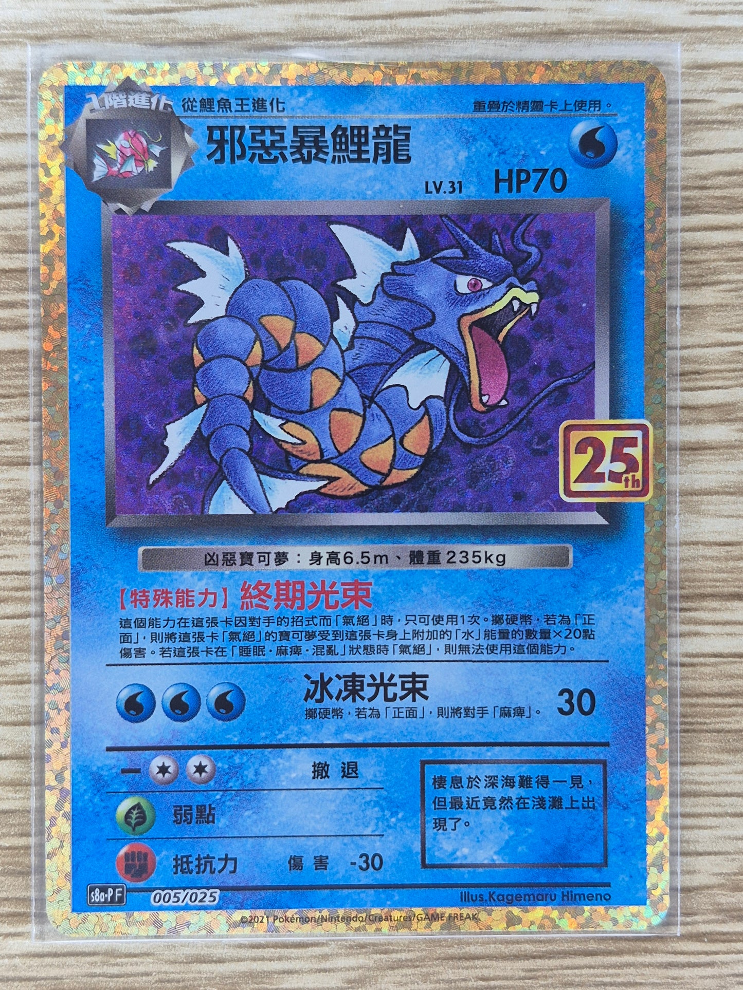 Chinese Gyarados 005/025 s8a-P 25th Anniversary Collection Holo Pokémon 2021 NM