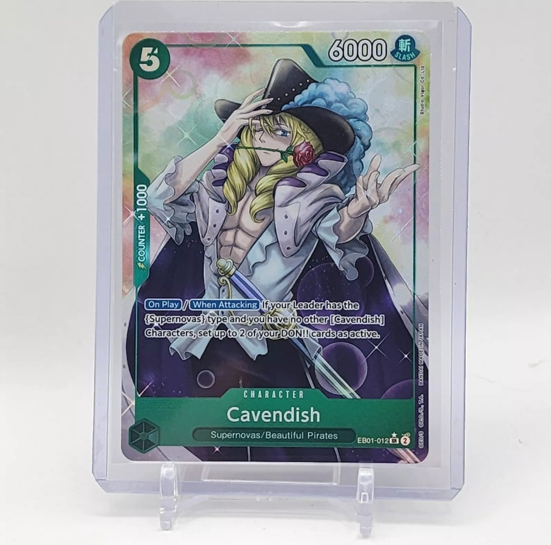 One Piece TCG Cavendish Alternate Art EB01-012 Memorial Collection Eng Boomerang Collectables One Piece TCG Cavendish Alternate Art EB01-012 Memorial Collection Eng Boomerang Collectables