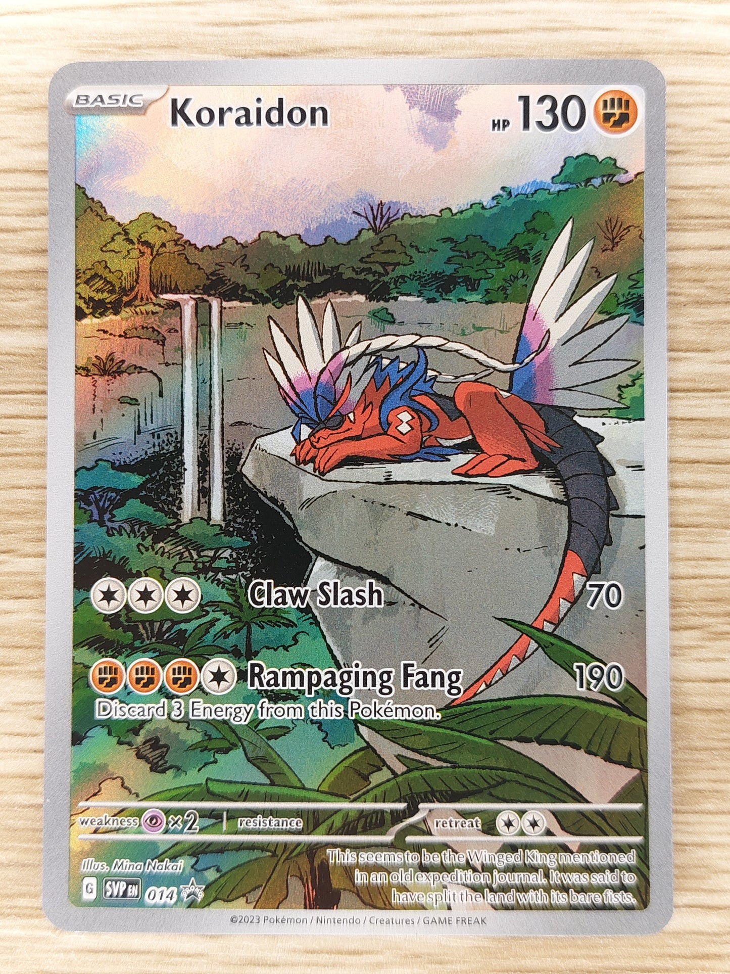 2023 Pokemon Koraidon Black Star Promo SVP 014
