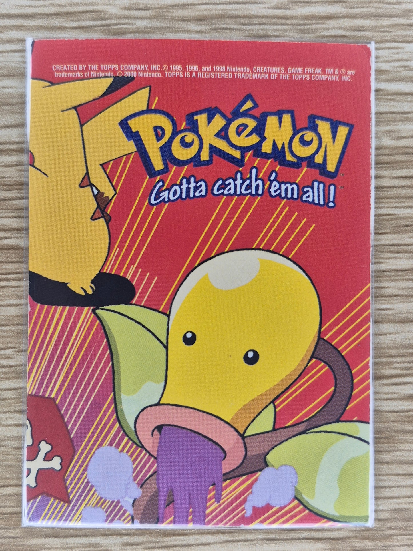 2000 Geodude #74 Pokemon Topps Series 2 Sticker Blue Label 7 of 10 Puzzle Piece