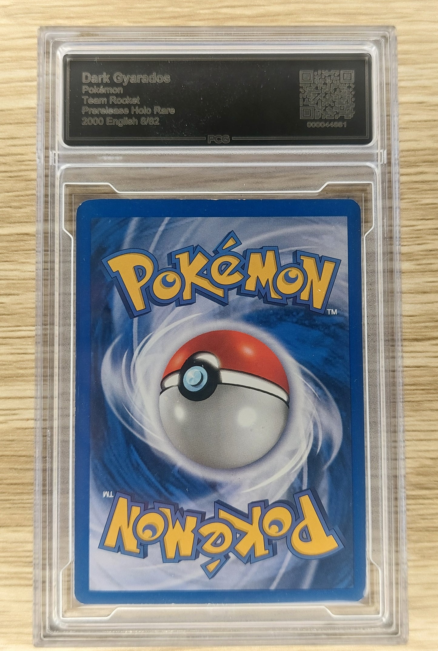 2000 Pokemon Team Rocket Dark Gyarados Pre Release 8/82 PCG 9