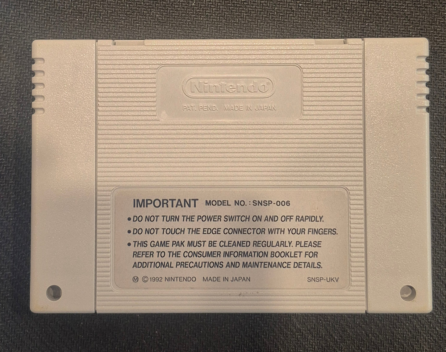 Bubsy Super Nintendo SNES Game Cartridge Cart PAL Tested