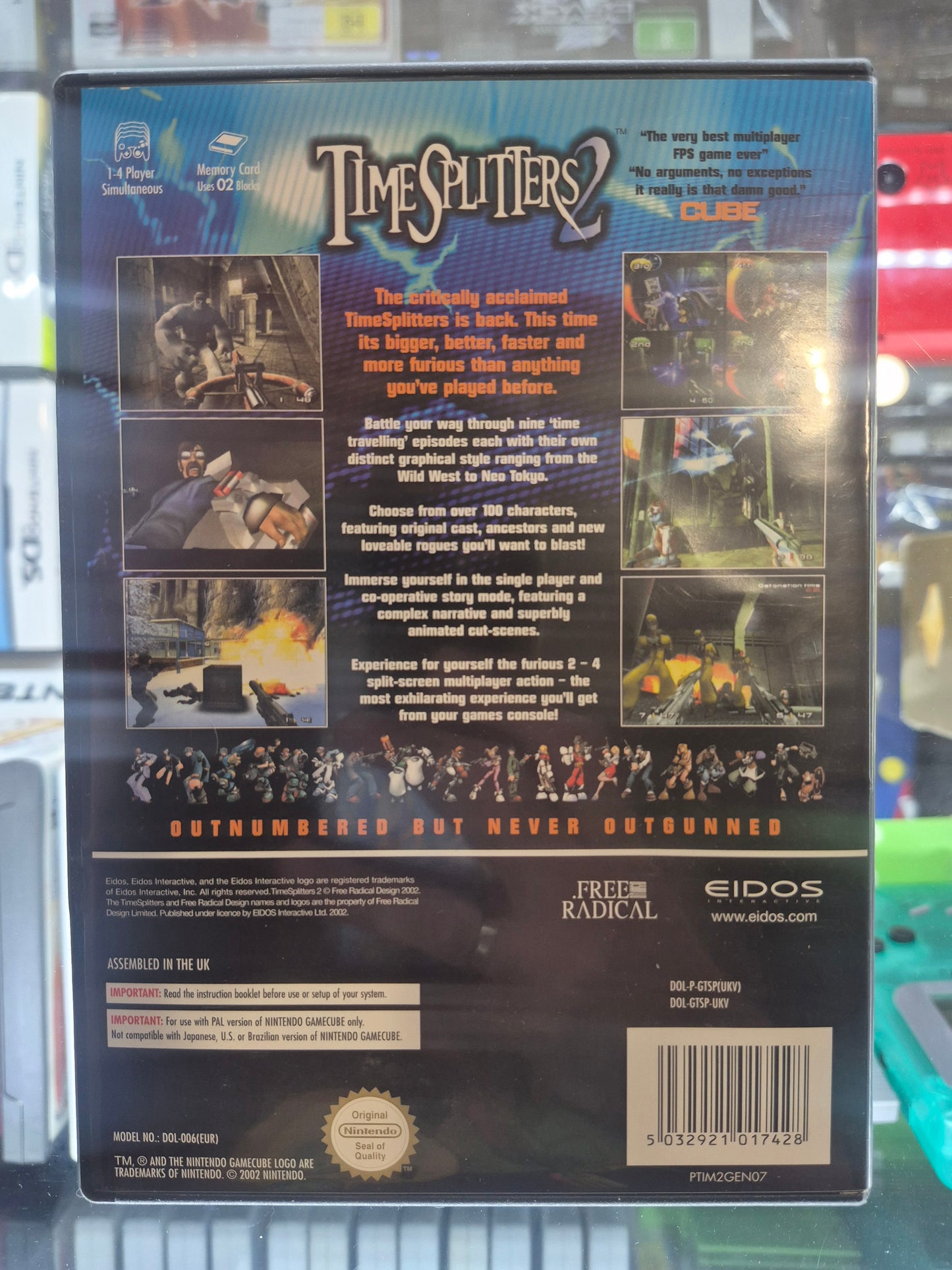 Nintendo GameCube | TimeSplitters 2 CIB With Manual | Time Splitters | AUS PAL |