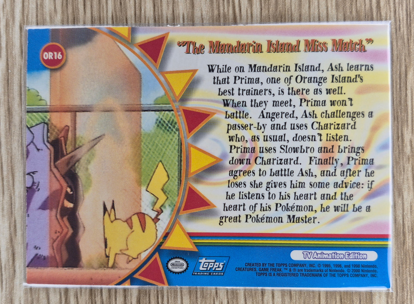 2000 Topps Pokemon - The Mandarin Island Miss Match OR16 - Orange Islands NM