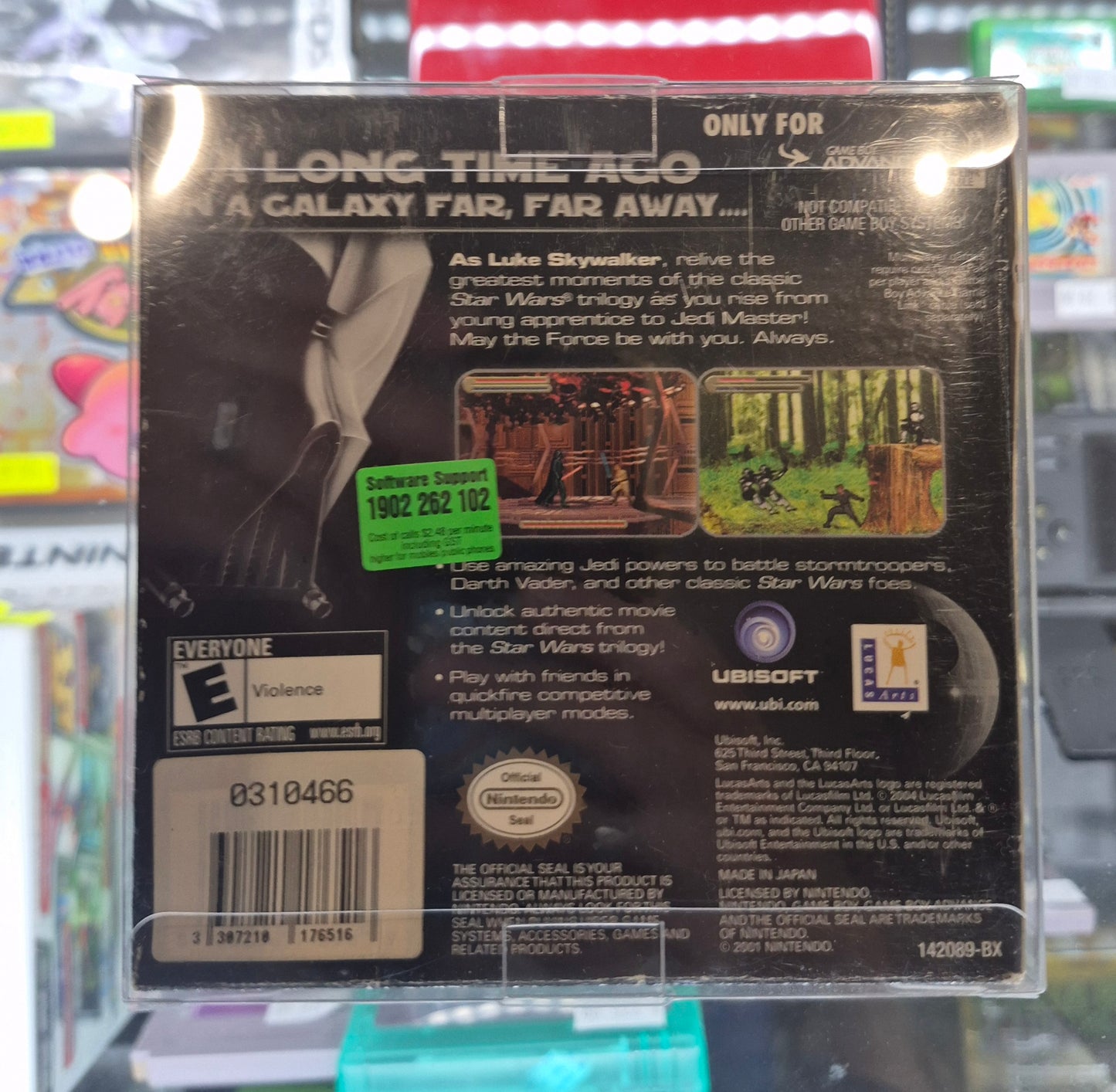 Star Wars Trilogy Apprentice of the Force Gameboy Advance Nintendo in Protector