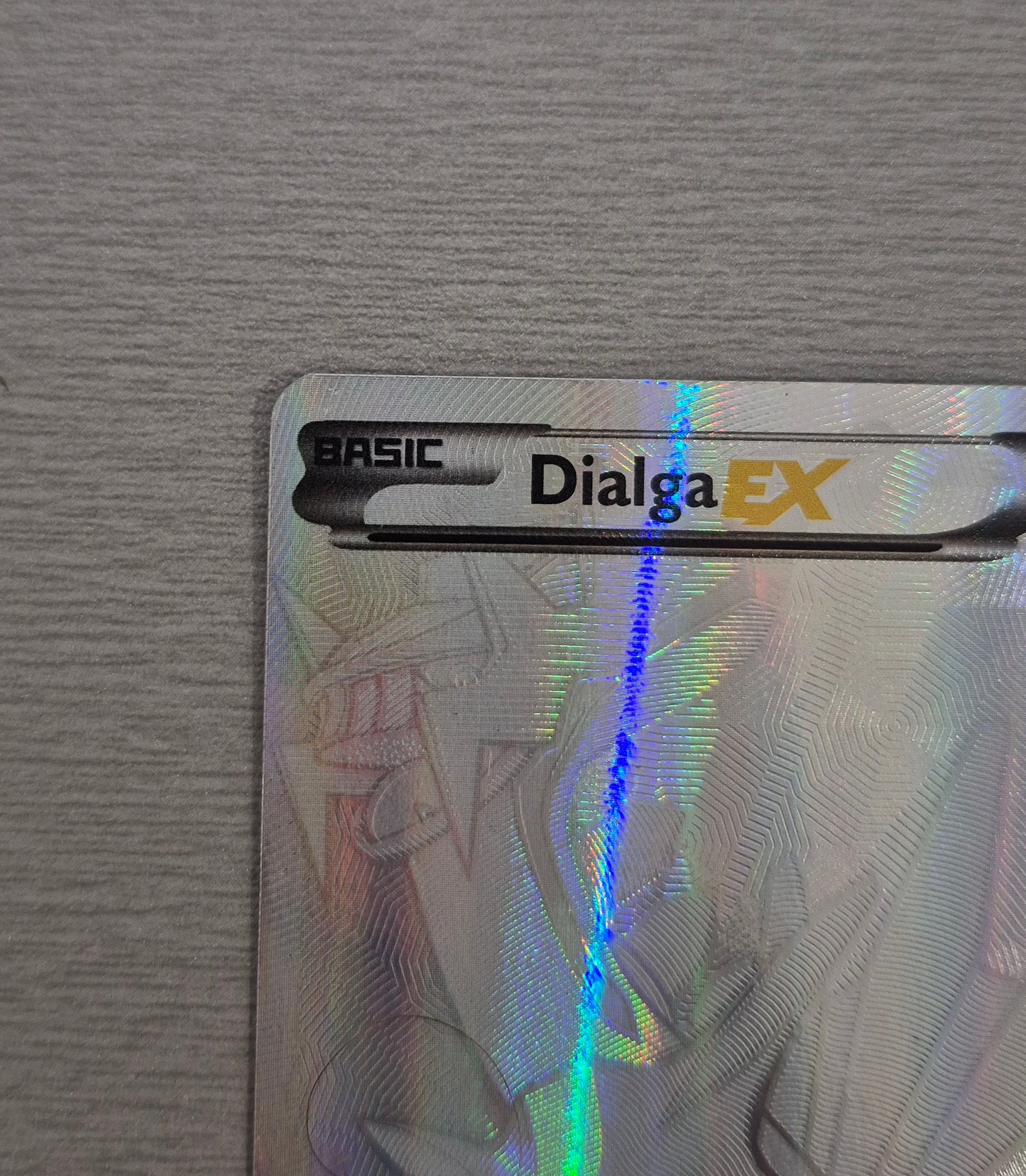 Pokemon Dialga EX 122/119 Phantom Forces Silver Secret Rare Holo LP