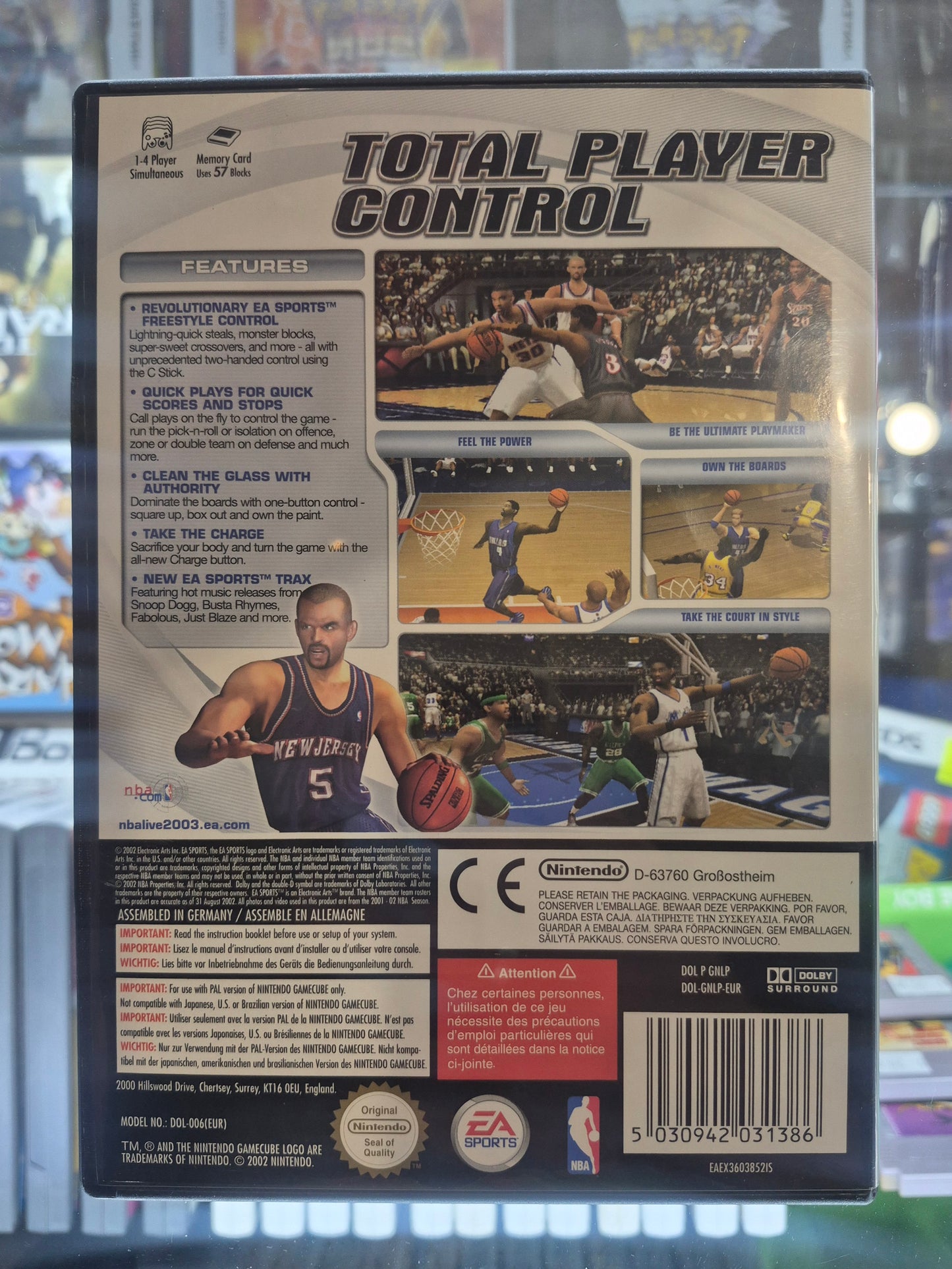NBA Live 2003 Nintendo GameCube PAL - Complete Good Condition