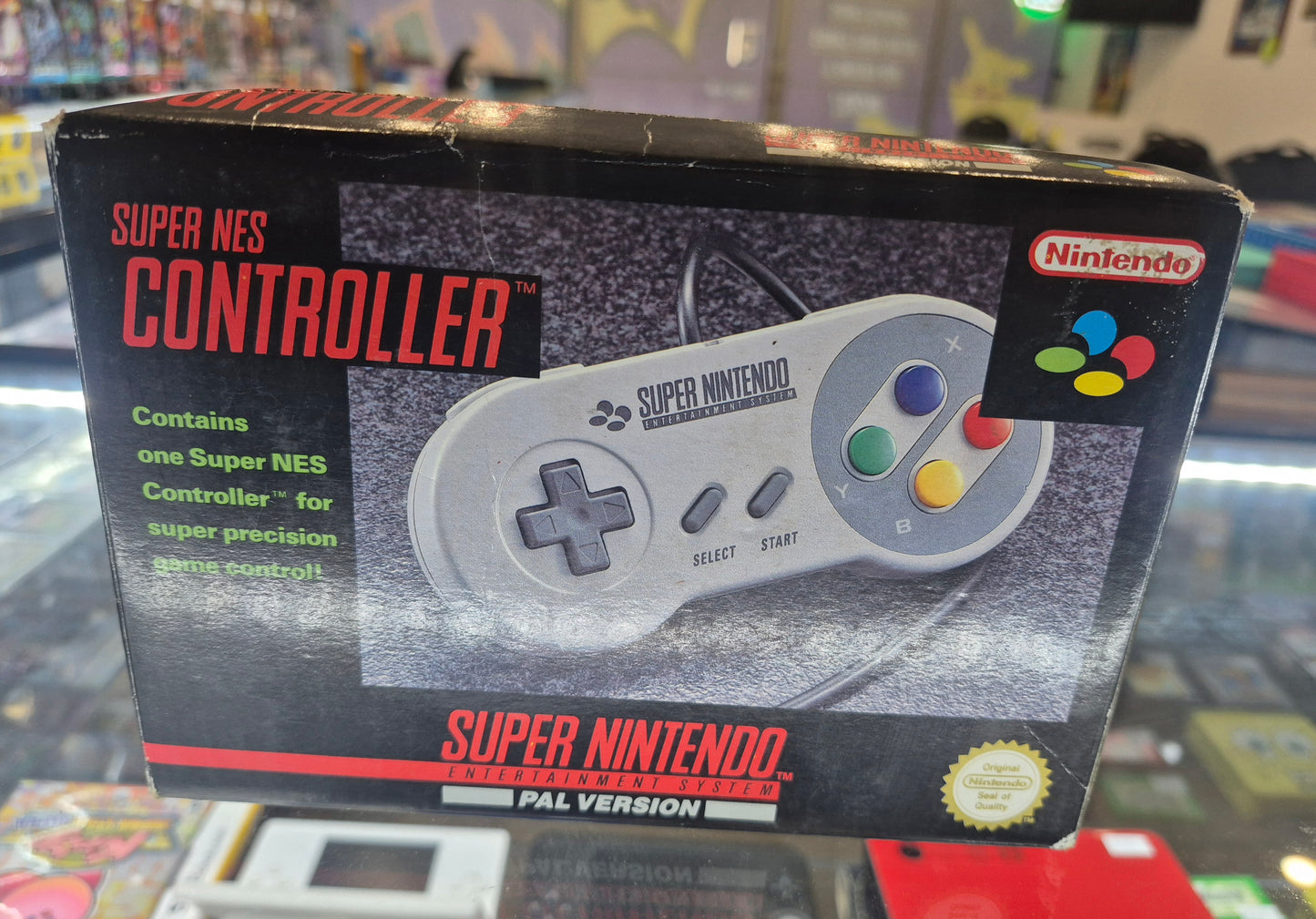 Nintendo Super Nes Controller In Box Tested Excellent Condition