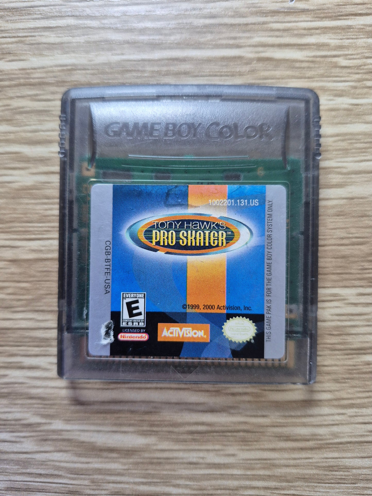 Nintendo Gameboy Color Tony Hawk's Pro Skater Cart Exc.Condition Tested