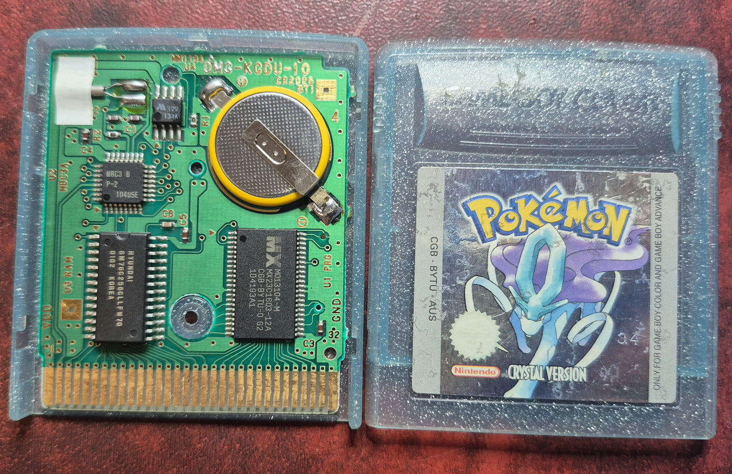 Nintendo Gameboy Color Pokemon Crystal Version AUS PAL TESTED NEW Save Battery(2)