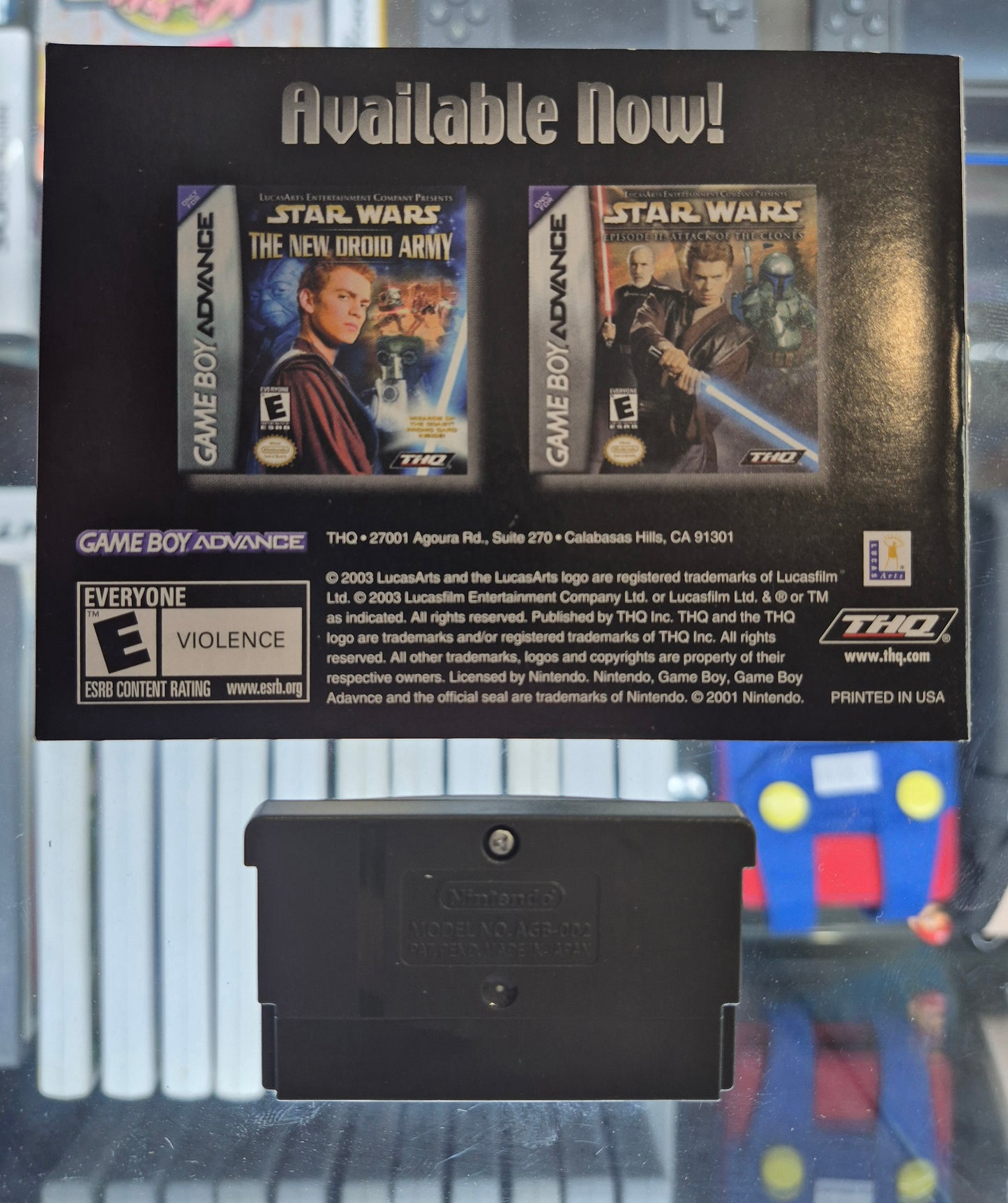 Star Wars Flight of the Falcon (Game Boy Advance)Tested Cartridge w/ Manual USA