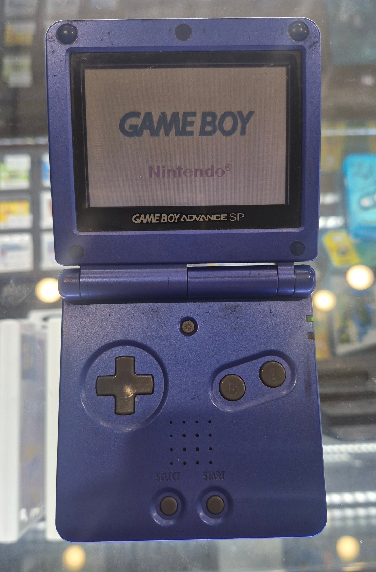 Original Nintendo Gameboy Advance SP Blue in Good Condition, Tested Inc.charger.