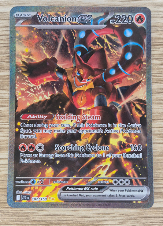 Volcanion EX - 182/159 - SIR Rare - Journey Together - Pokemon TCG