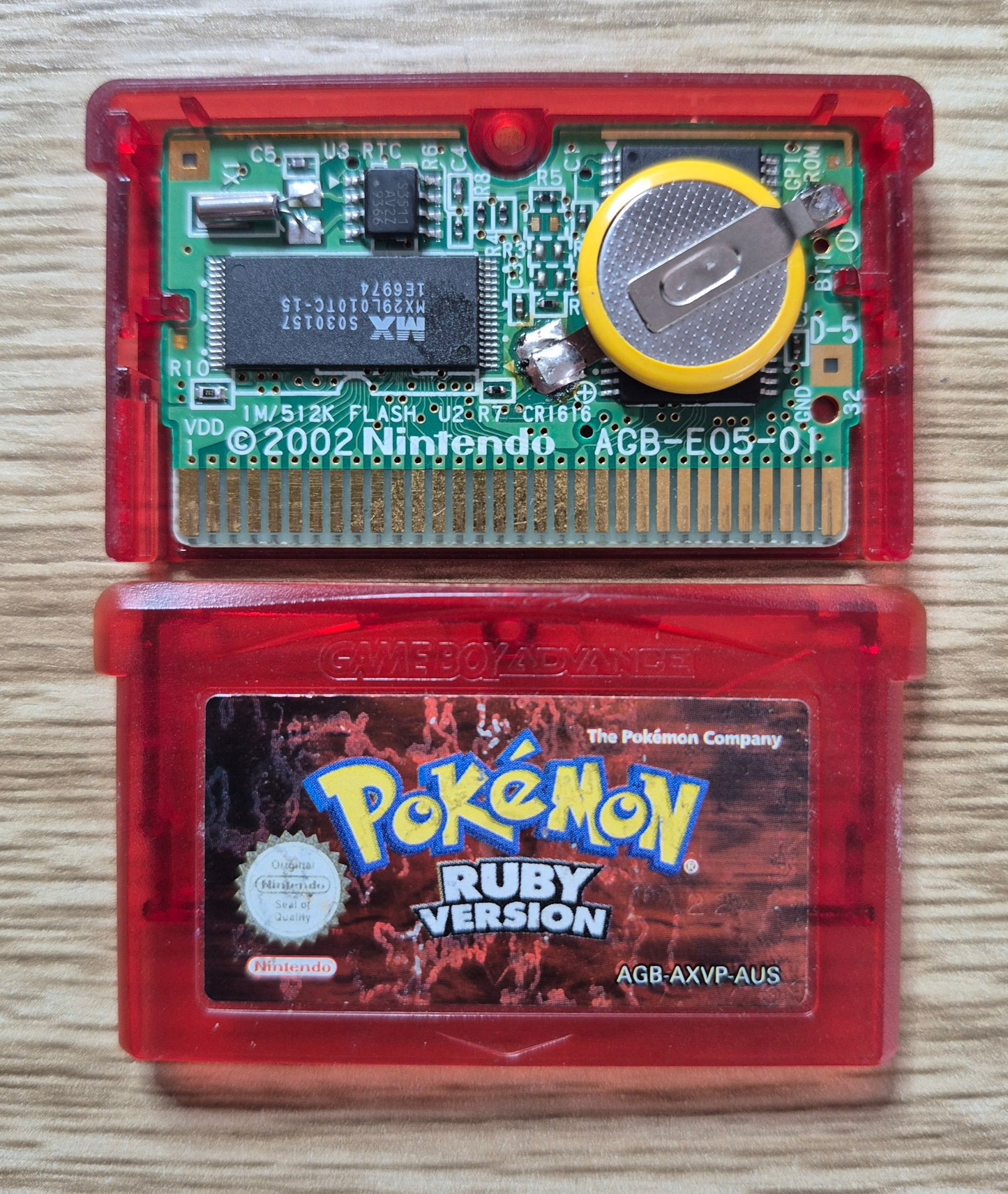 Pokemon Game Boy Advance Ruby Version AUS PAL NEW Battery Tested & Cleaned