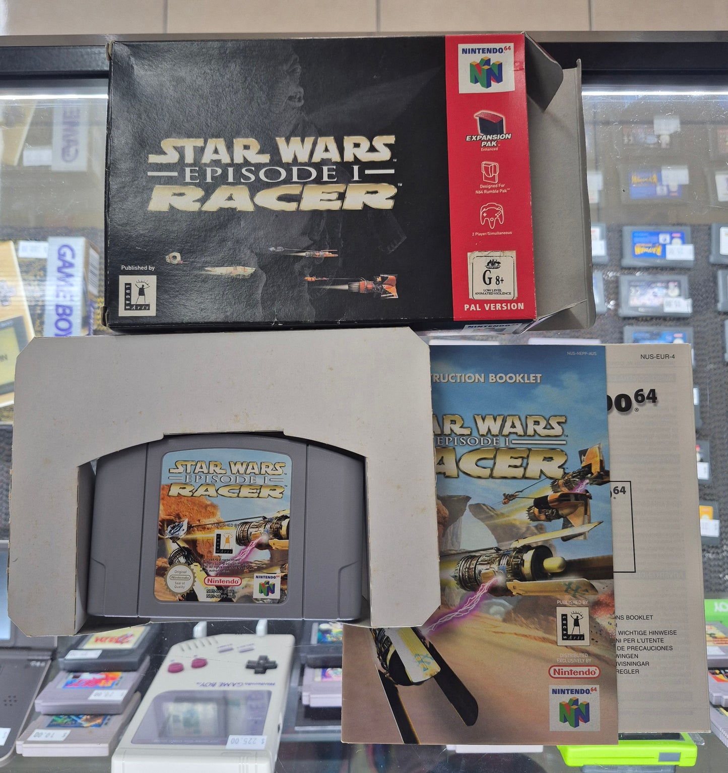 Nintendo N64 Boxed Star Wars Episode 1 Racer Complete Tested Cart like New