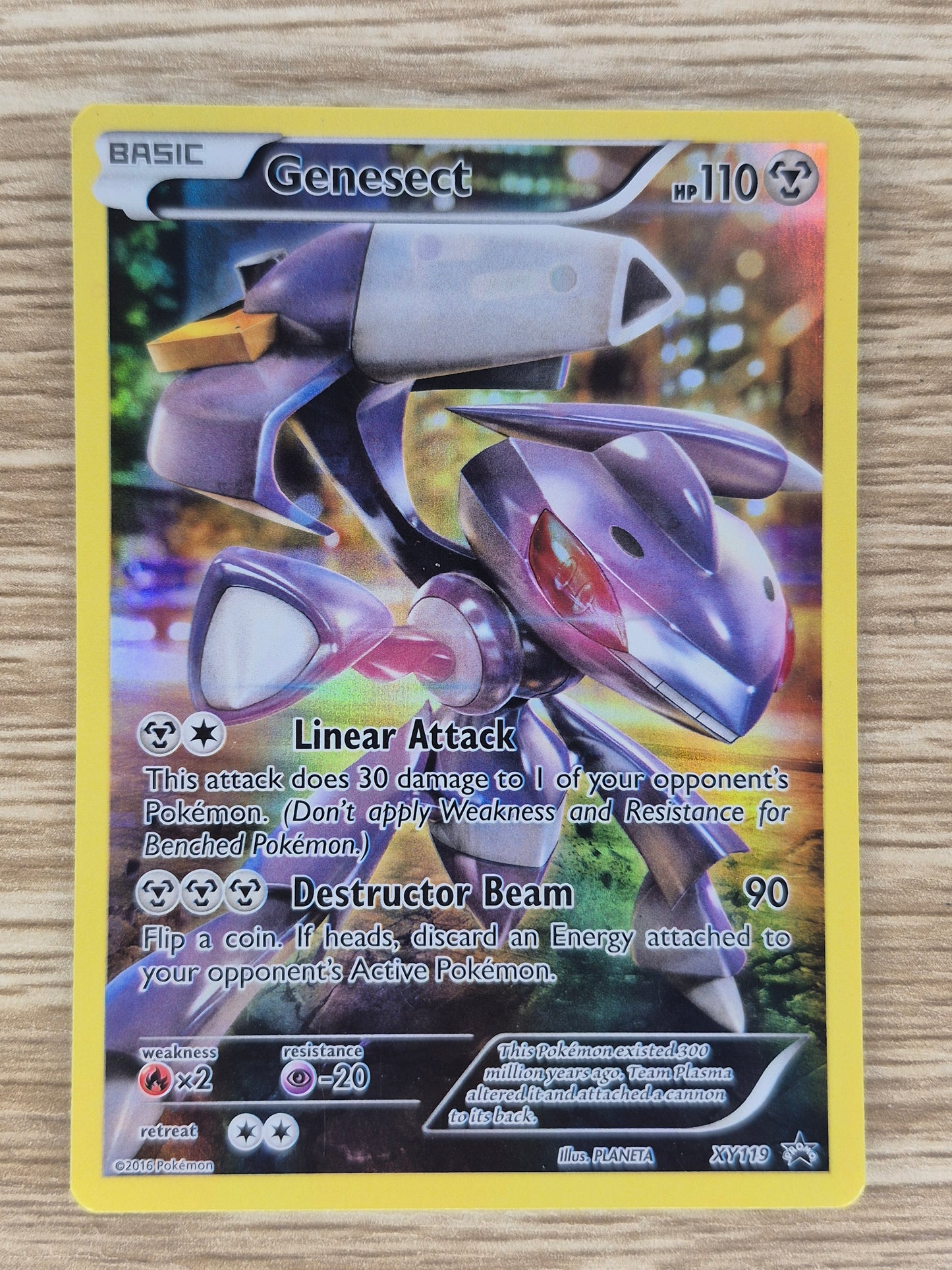 Pokemon 2016 Genesect Full Art Promo XY119 LP