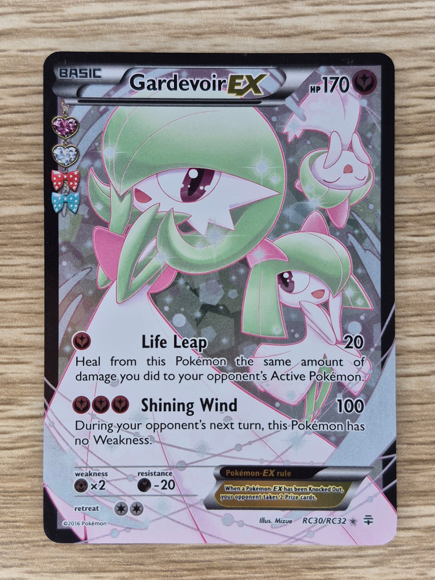 Pokemon Gardevoir EX RC30/RC32 Full Art - XY Generations LP
