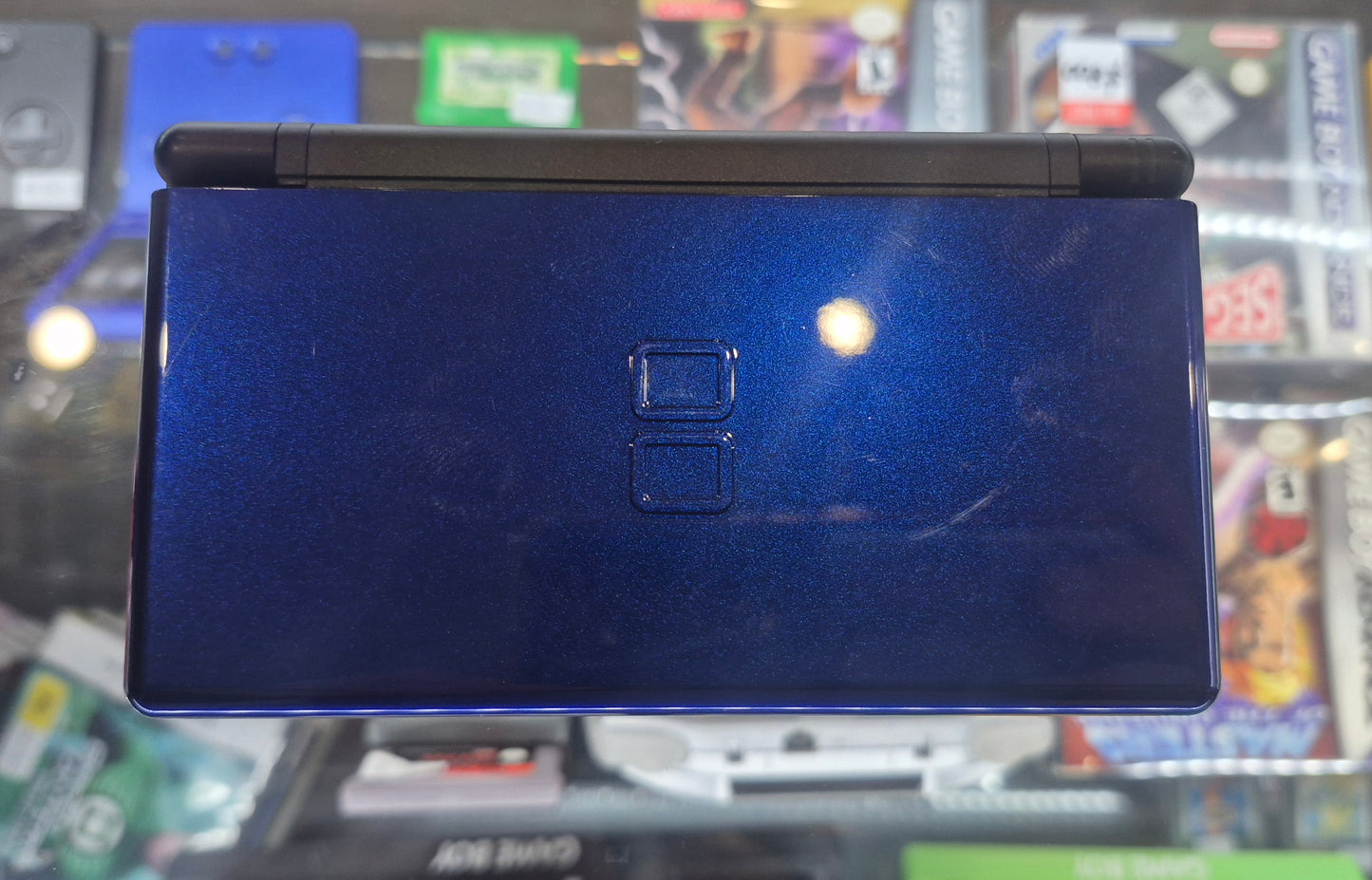 2006 Nintendo DS lite Blue/BLACK Console in Excellent Condition with Original Charger