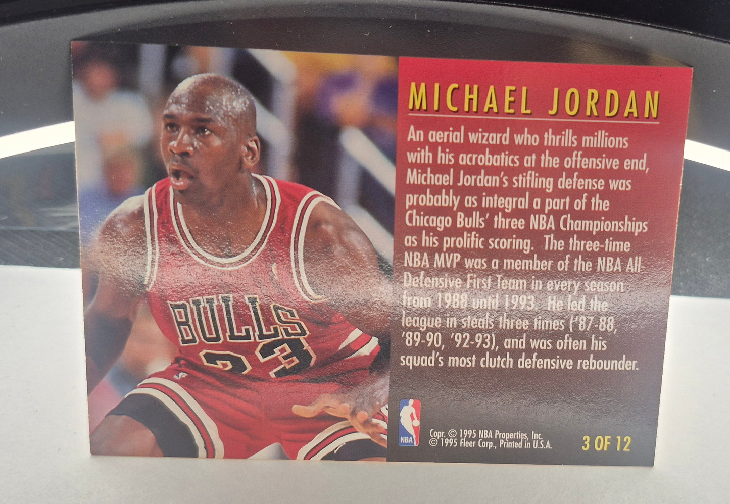 FLEER 95-96 TOTAL D Michael Jordan 3 of 12