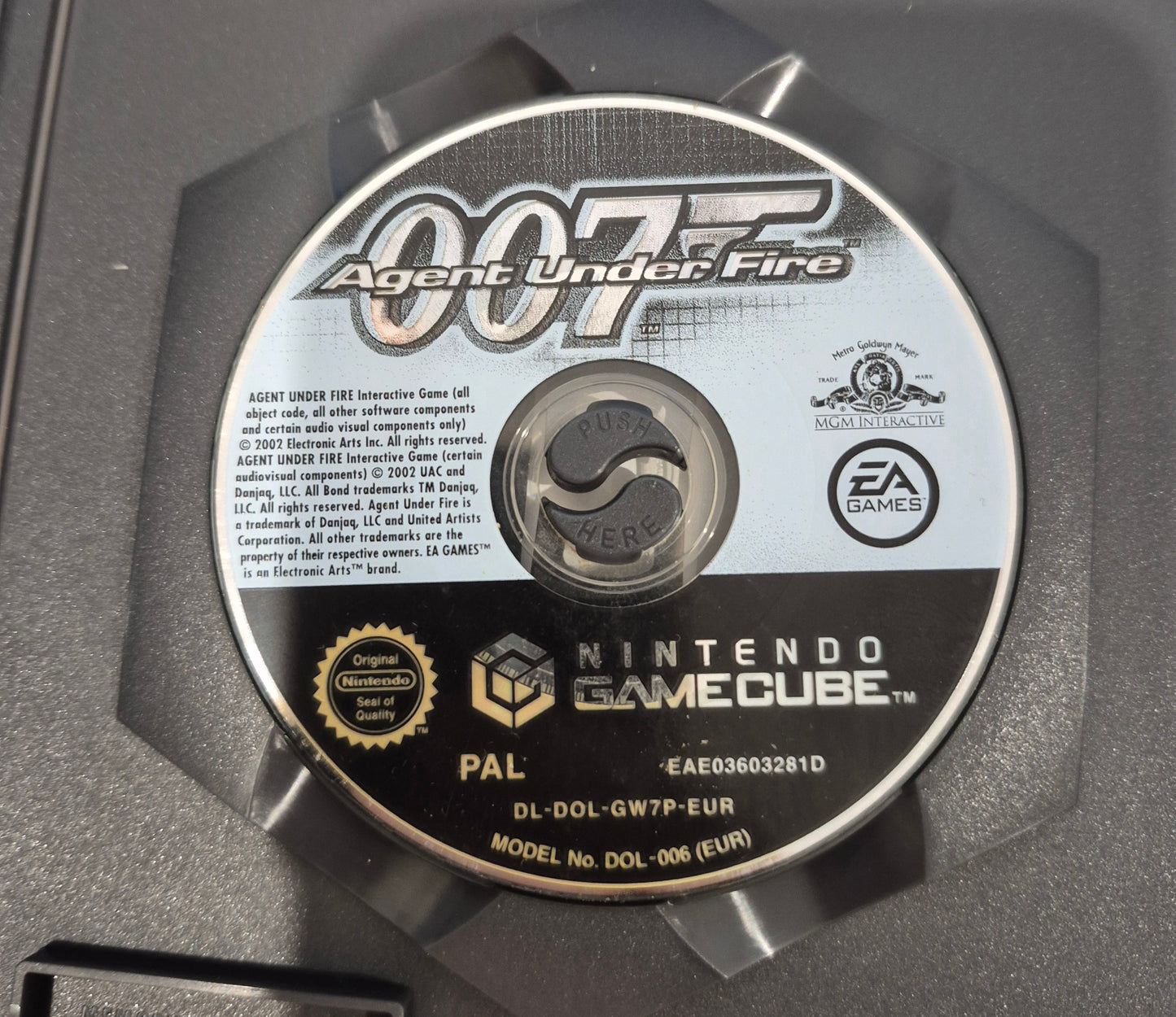 Nintendo Gamecube 007 Agent Under Fire Tested in Box